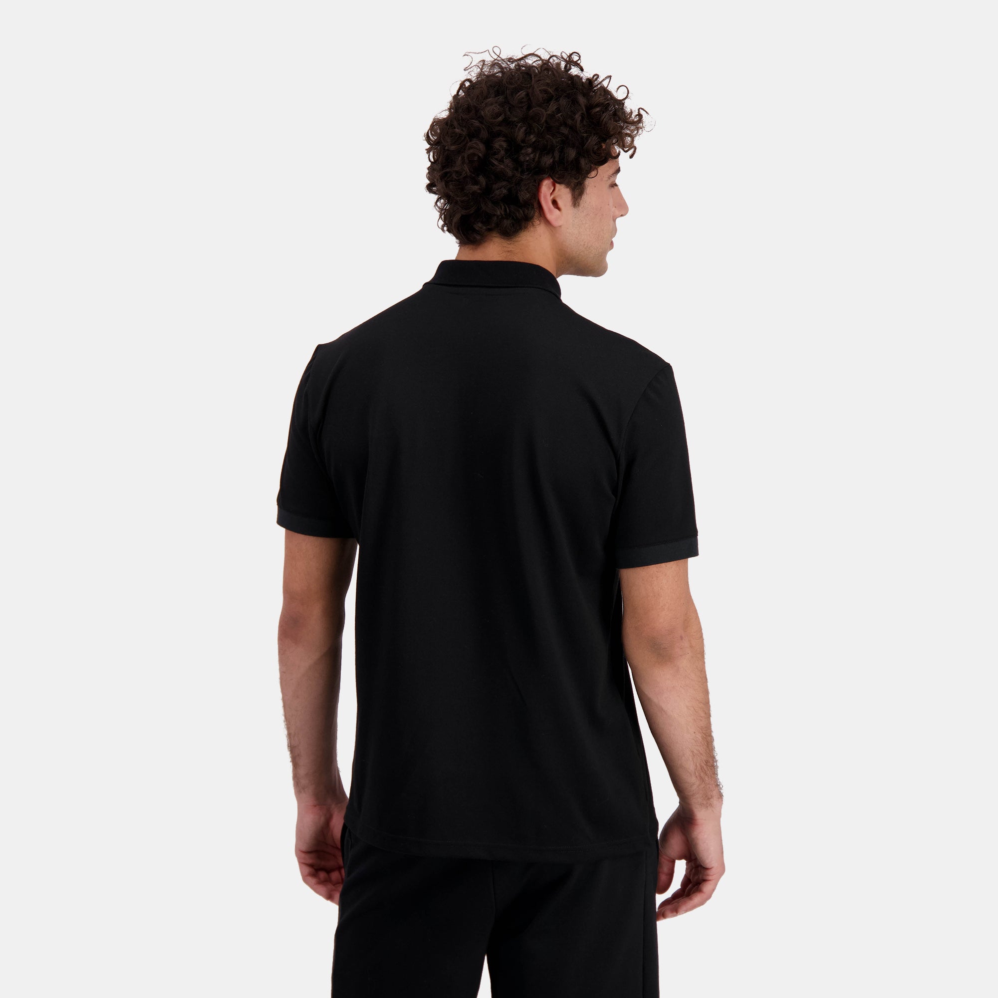 2422107-ESS Polo SS N°1 M black | Herren-Poloshirt