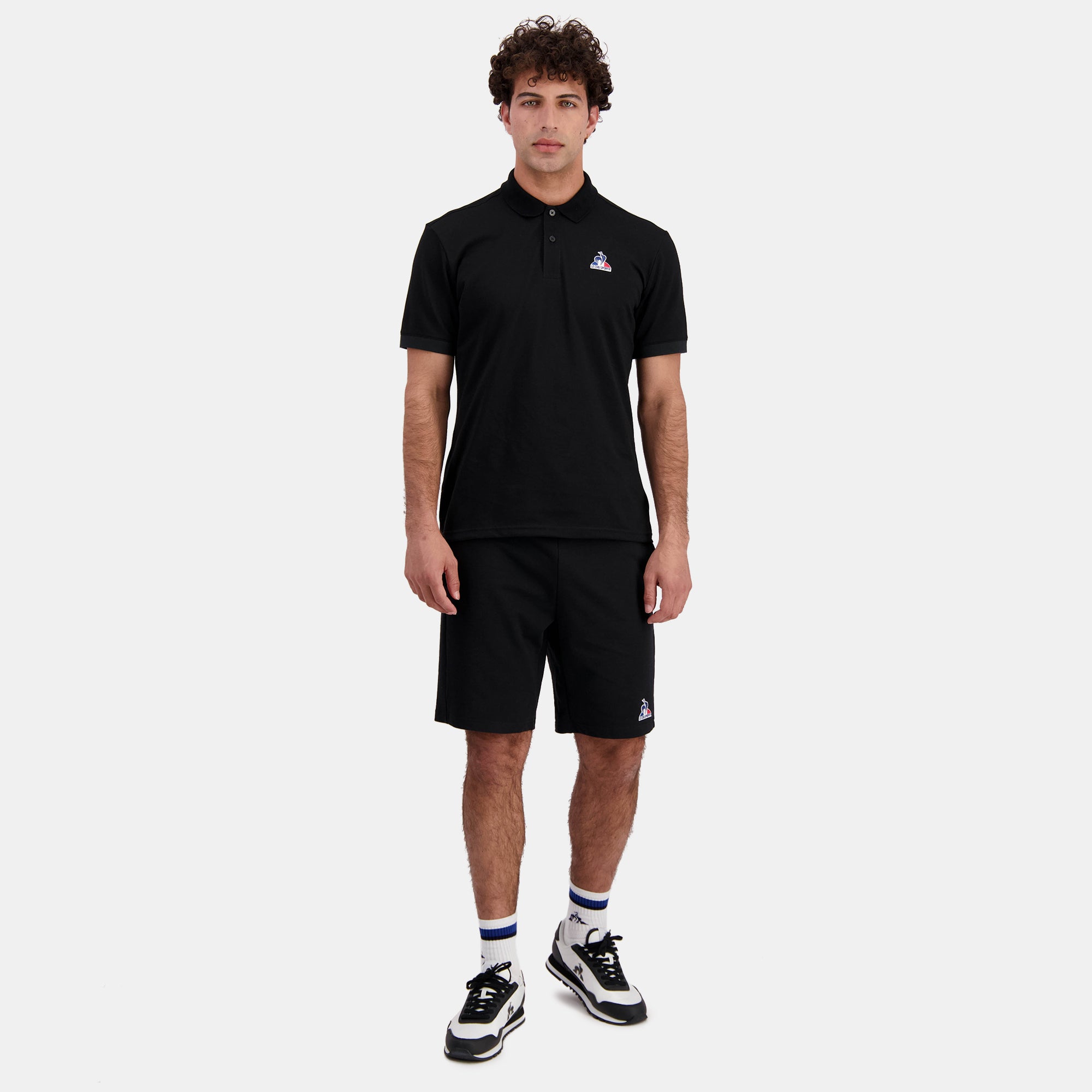 2422107-ESS Polo SS N°1 M black | Herren-Poloshirt