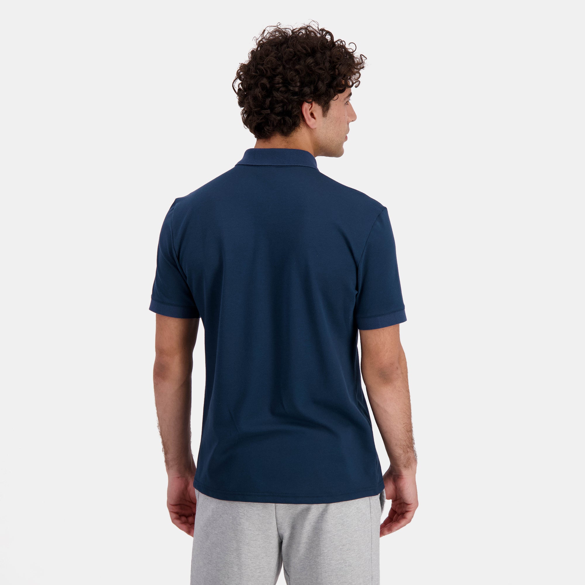 2422108-ESS Polo SS N°1 M dress blues | Polo Homme