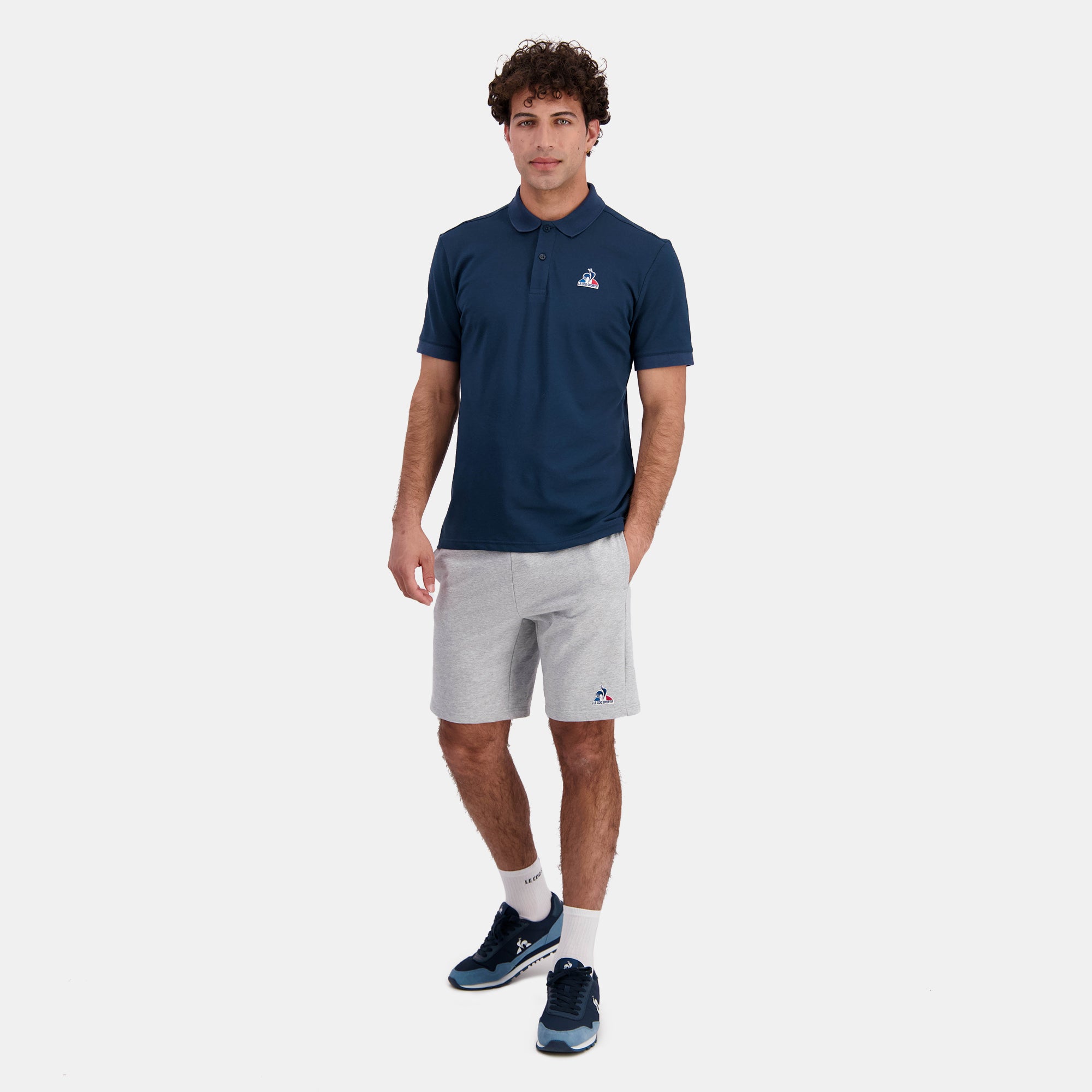 Short le coq sportif homme gris online