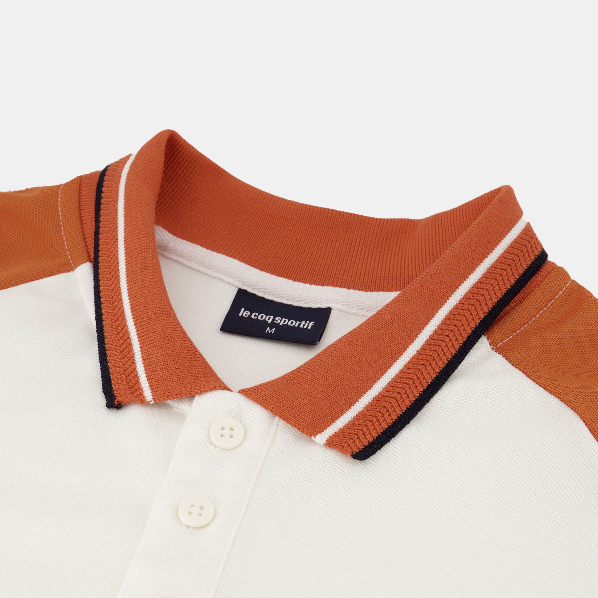 2422231-HERITAGE Polo SS N°2 M marshmallow/apric | Polo Homme