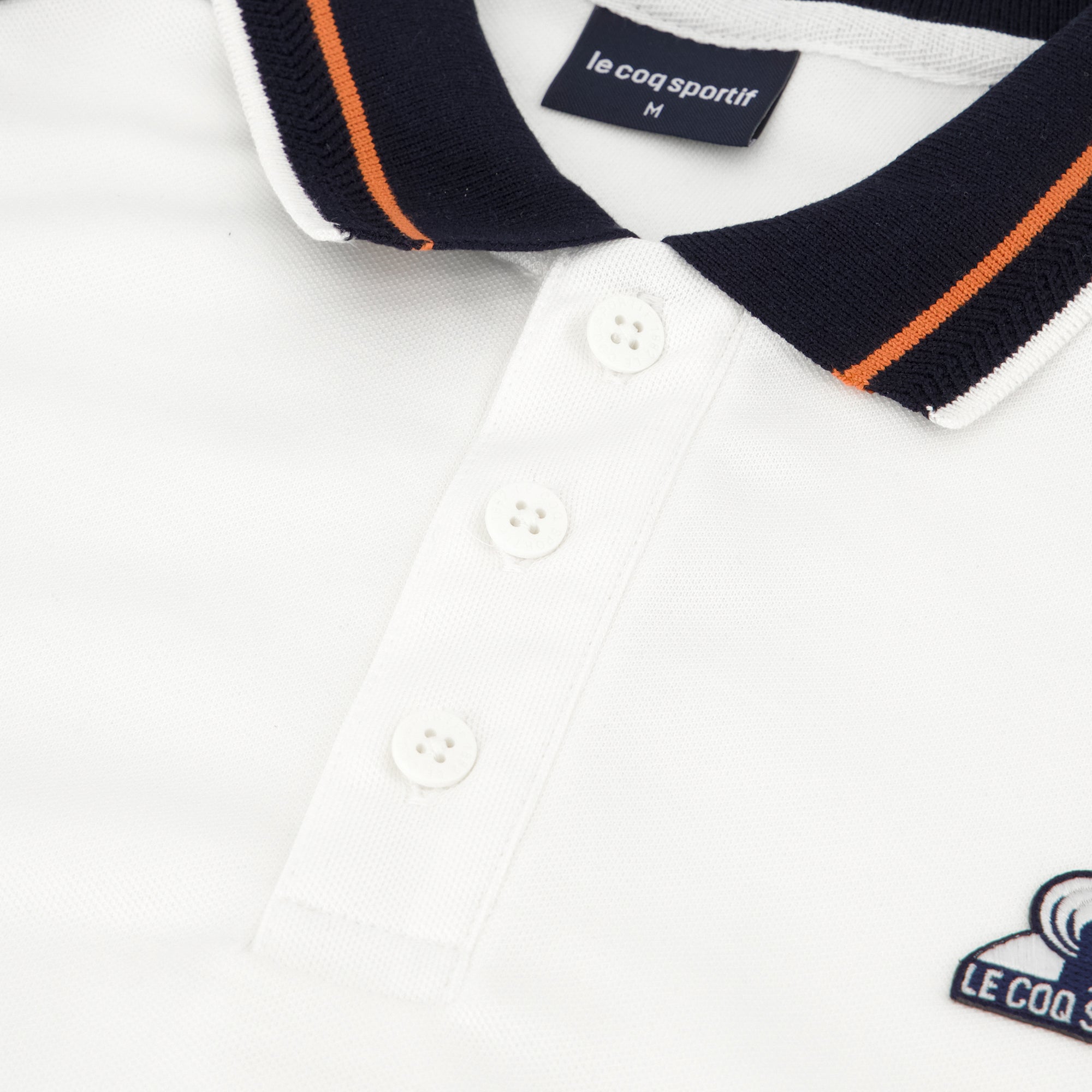 2422232-HERITAGE Polo SS N°2 M marshmallow/sky c | Polo Homme