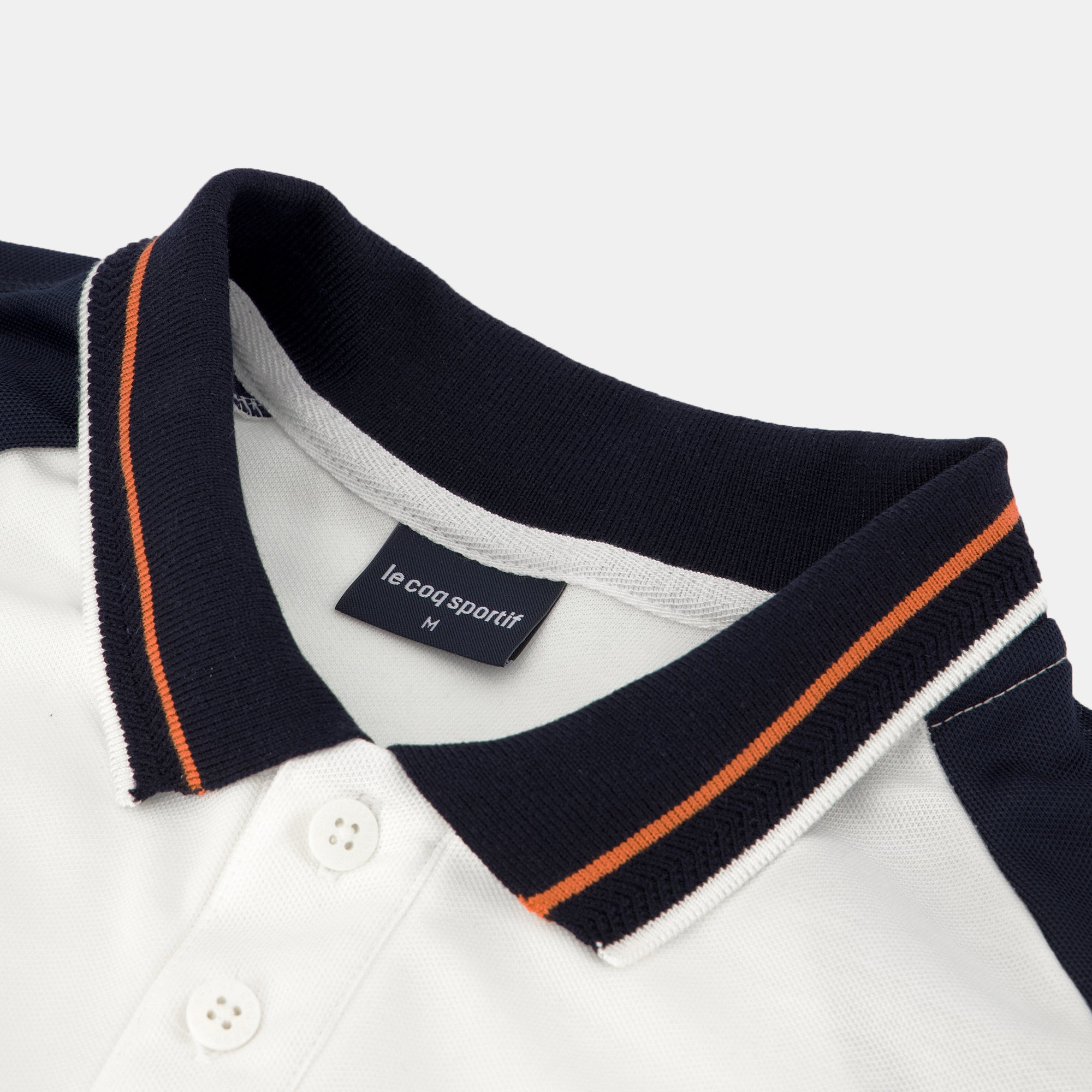 2422232-HERITAGE Polo SS N°2 M marshmallow/sky c | Polo Homme