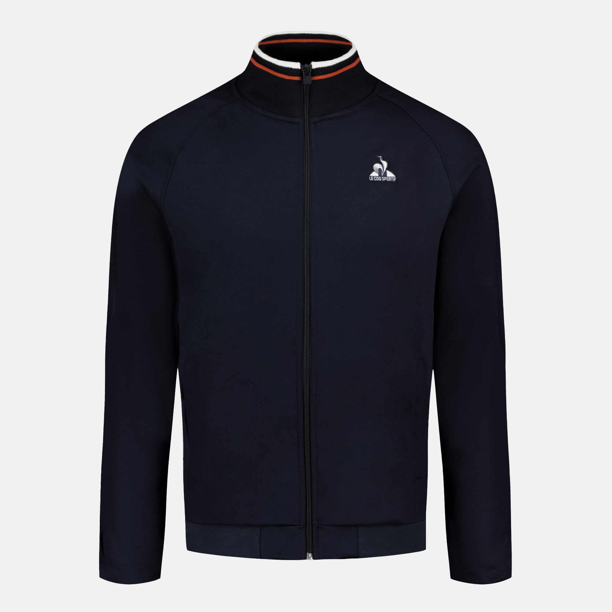 2422234-HERITAGE FZ Sweat N°2 M sky captain | Veste zippée bleu marine Homme