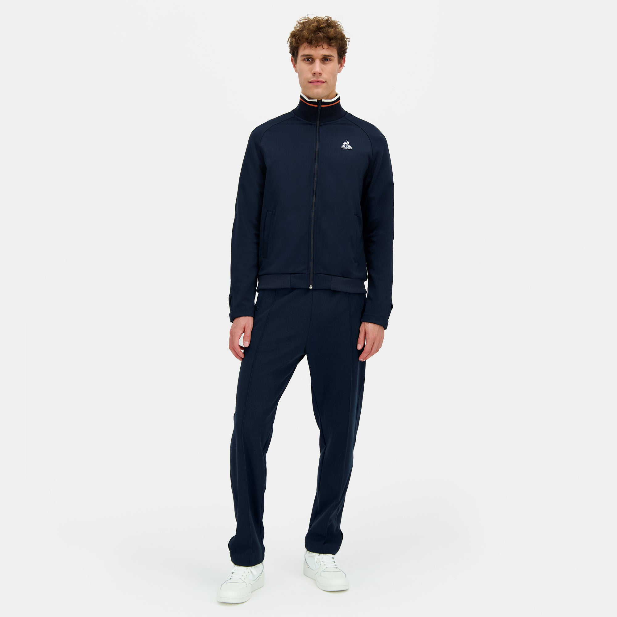 2422234-HERITAGE FZ Sweat N°2 M sky captain | Veste zippée bleu marine Homme