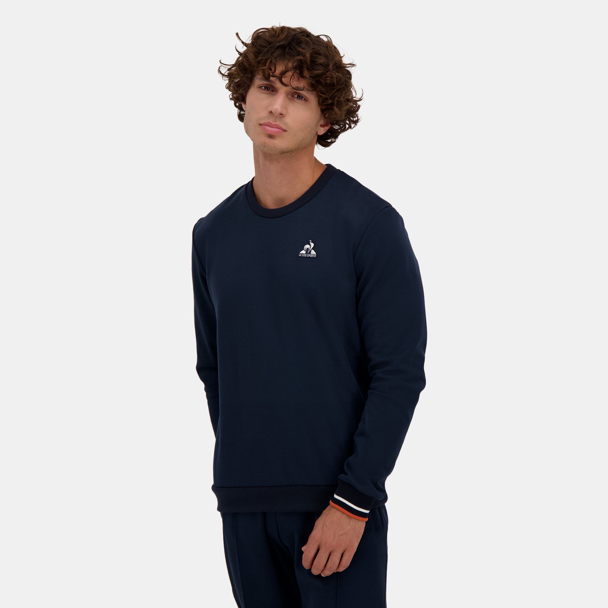 2422237-HERITAGE Crew Sweat N°2 M sky captain | Sweat col rond Homme