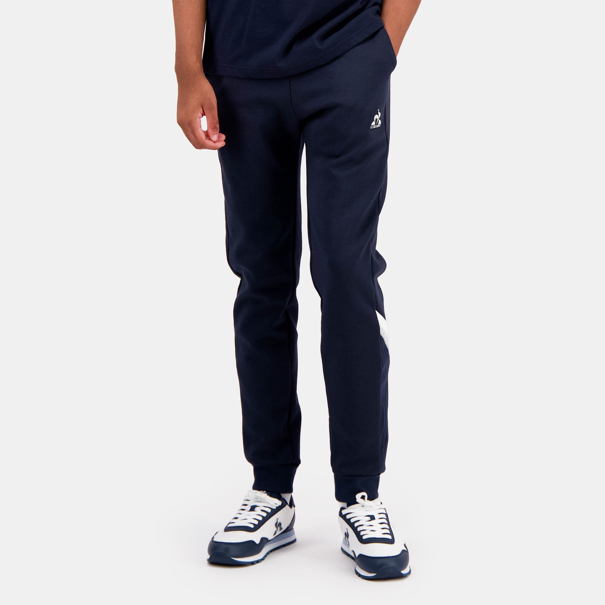 2422247-HERITAGE Pant N°1 M sky captain | Pantalon Slim Bleu marine Homme