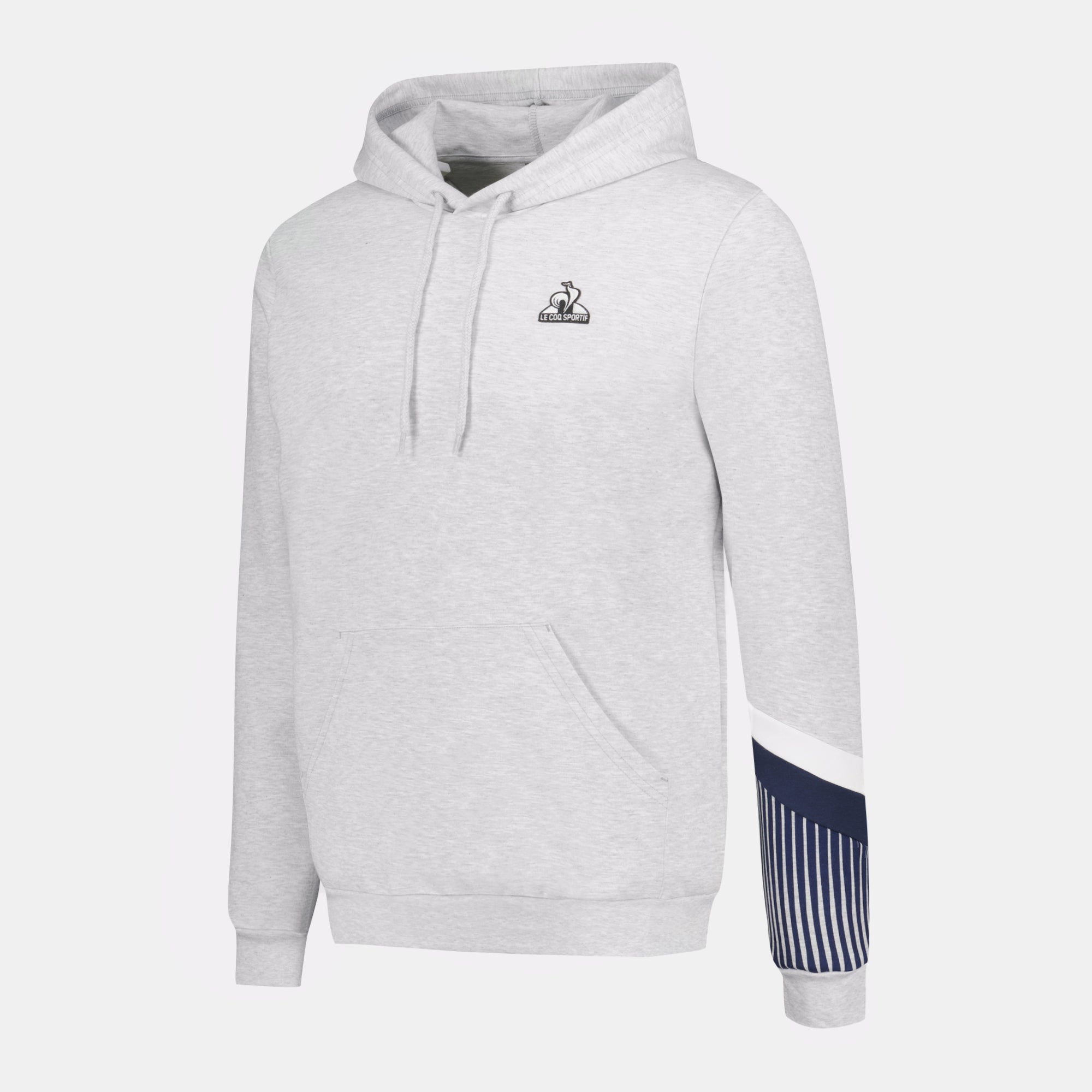 2422251-HERITAGE Hoody N°1 M gris chiné clair | Sweat à capuche Homme