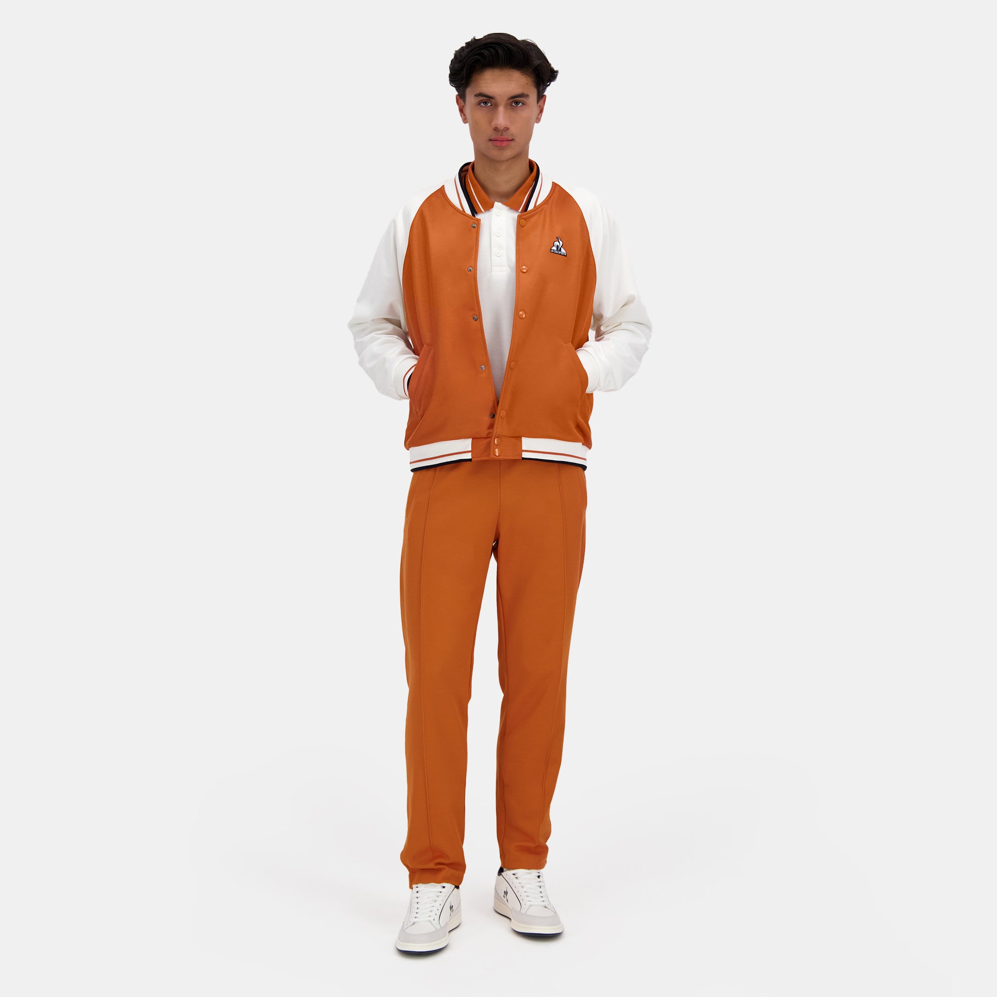 Le coq sportif tracksuit mens Orange on sale