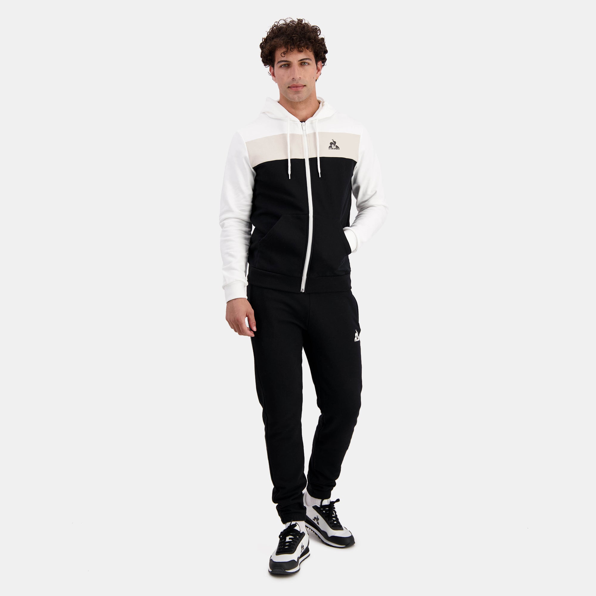 2422265-CONTEMPORAIN FZ Hoody N°1 M black | Sweat zippé à capuche Homme