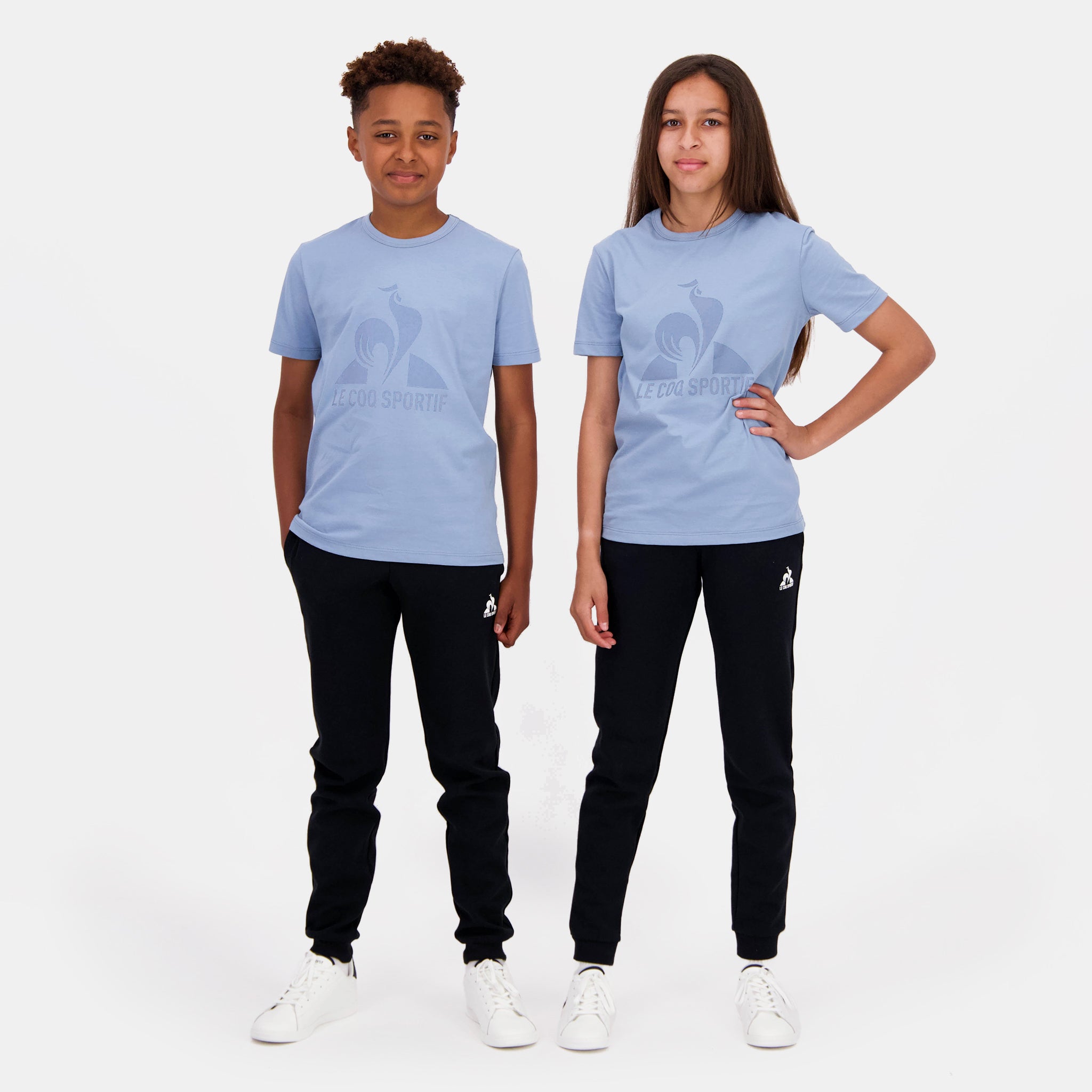 2422335-BAT Tee SS N°3 Enfant faded denim | T-shirt Enfant