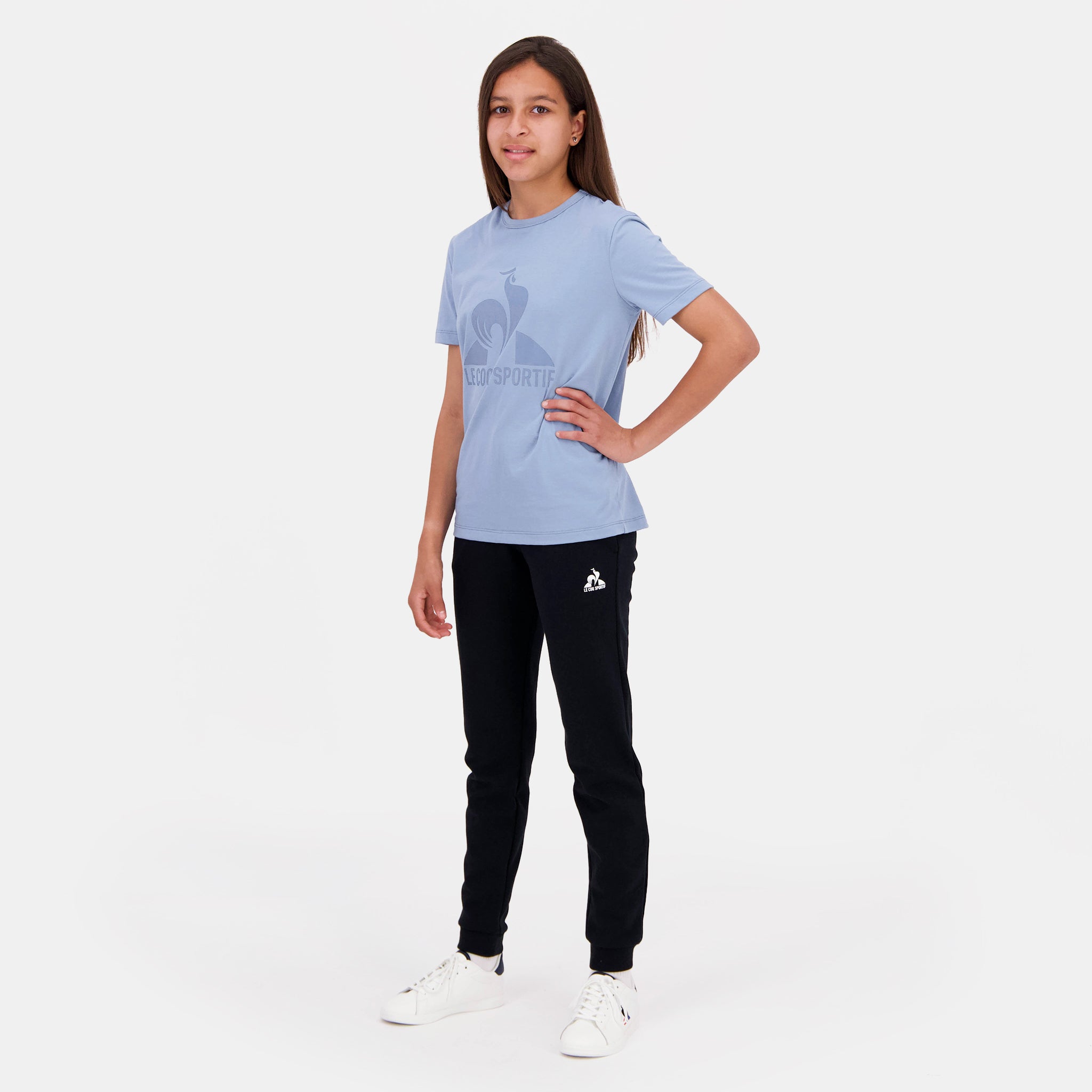 2422335-BAT Tee SS N°3 Enfant faded denim | T-shirt Enfant