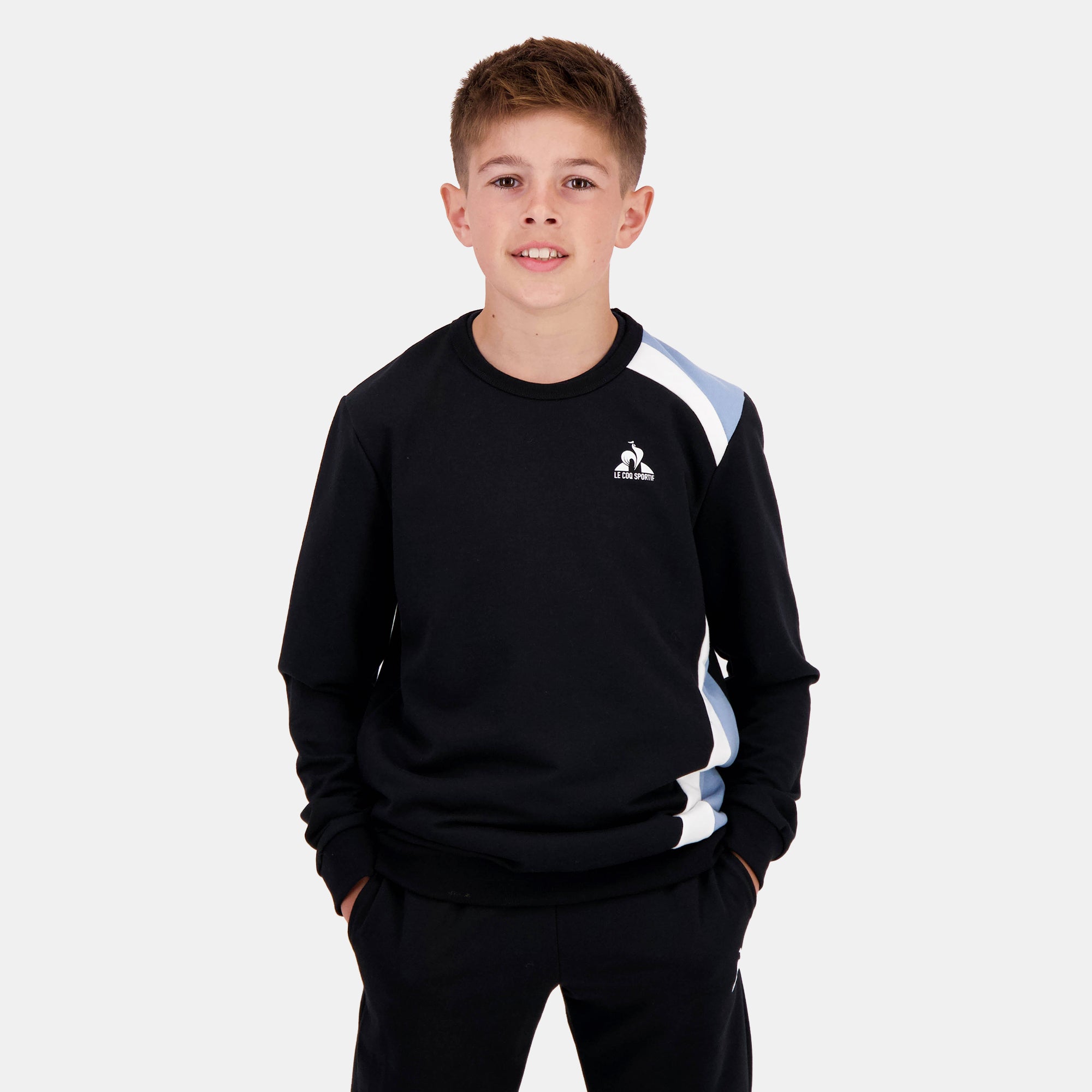 2422347-GRAPHIQUE Crew Sweat N°1 Enfant black | Rundhals-Sweatshirt für Kinder