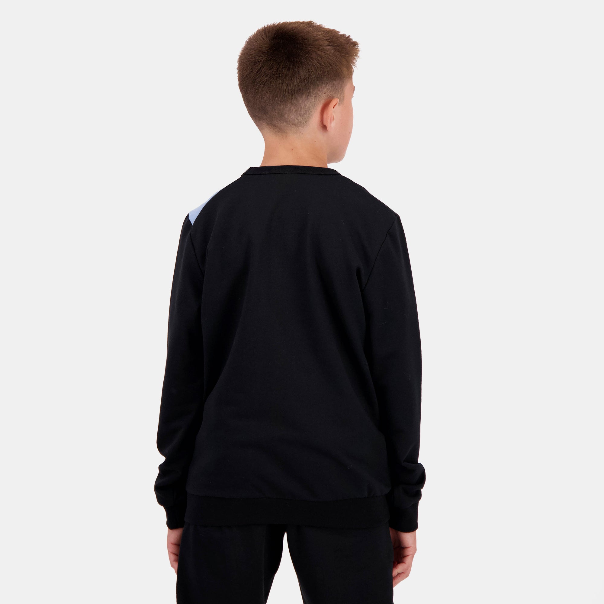 2422347-GRAPHIQUE Crew Sweat N°1 Enfant black | Sudadera infantil de cuello redondo