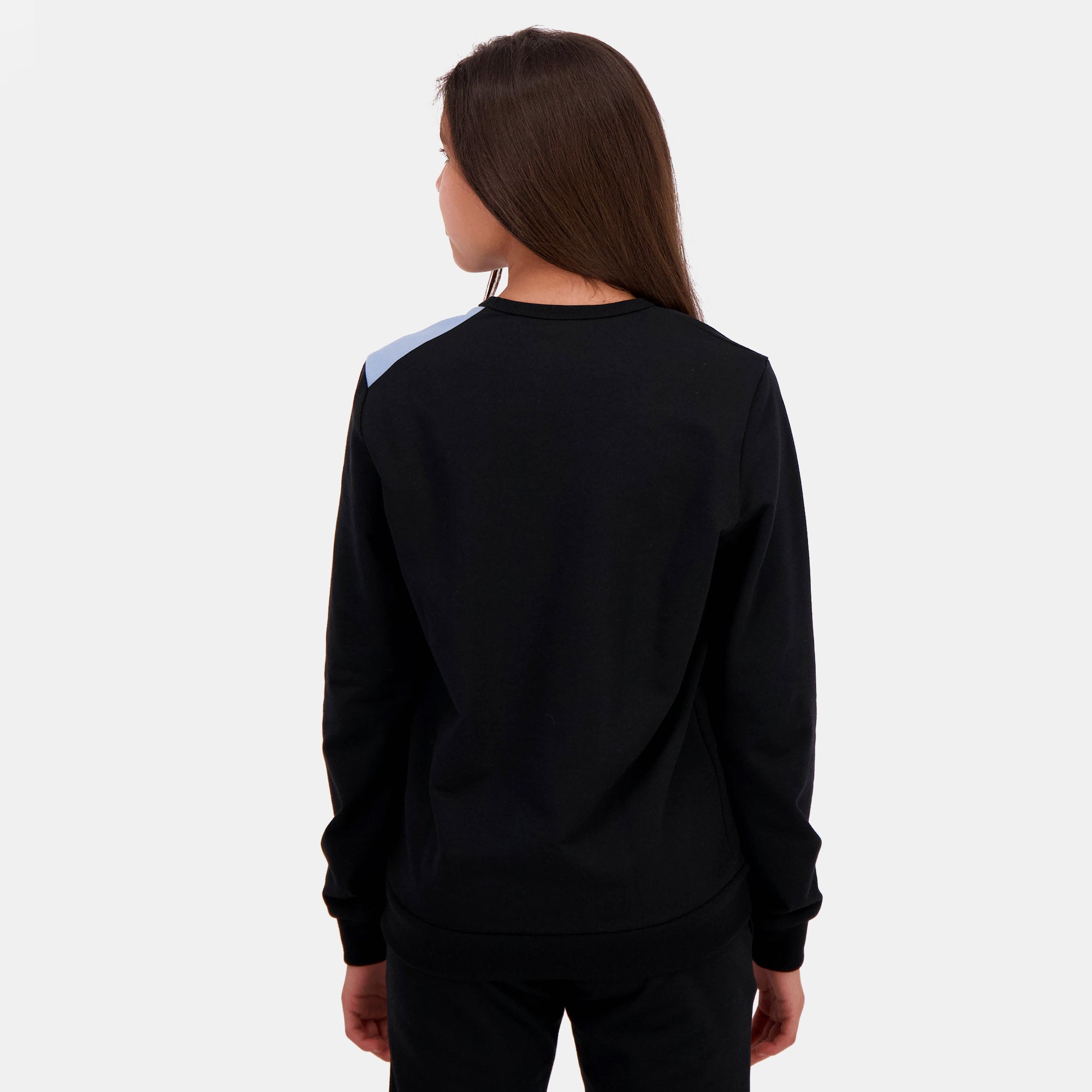 2422347-GRAPHIQUE Crew Sweat N°1 Enfant black | Sudadera infantil de cuello redondo