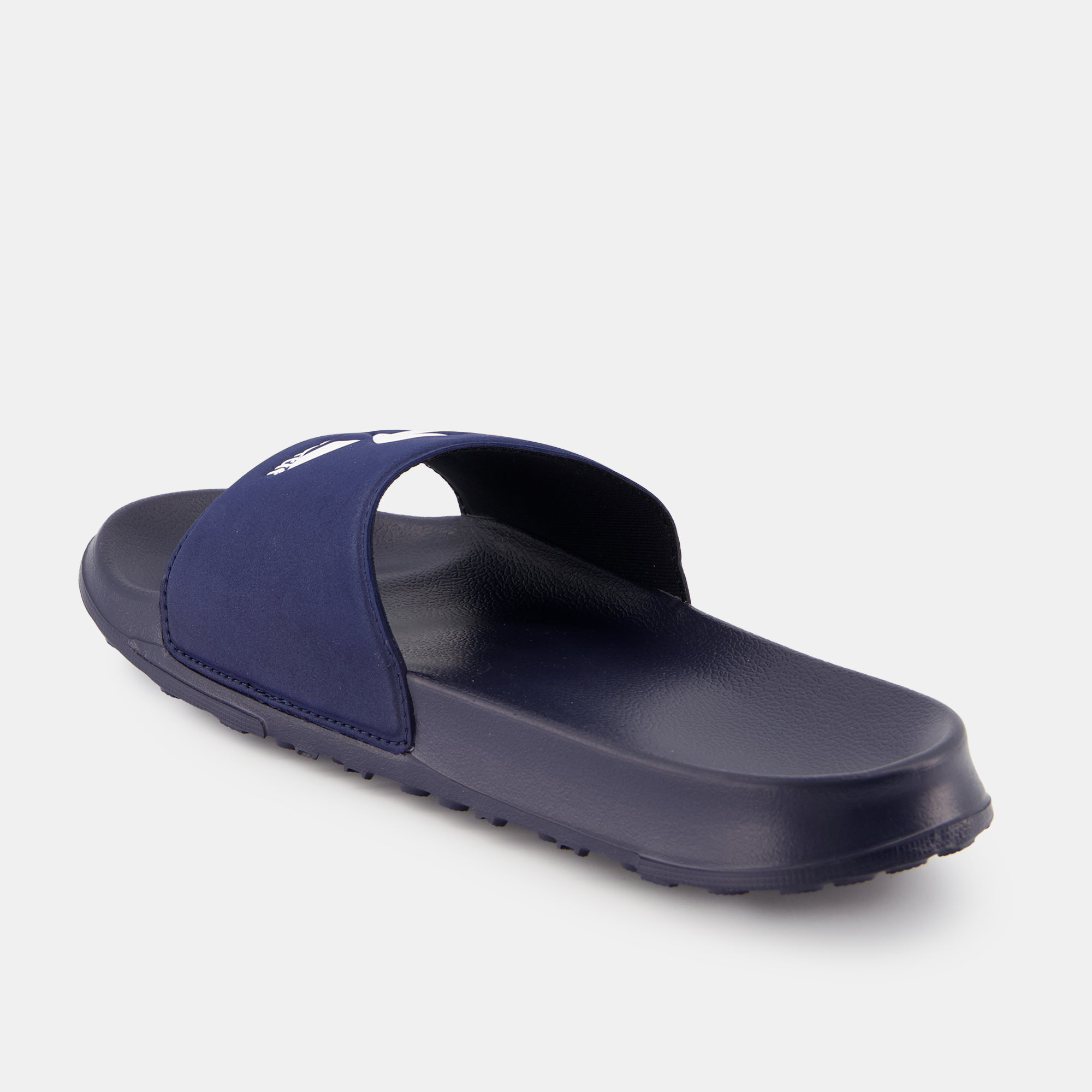 2422556-Abito lungo SLIDE LOGO blu/bianco | Ciabatte unisex blu navy