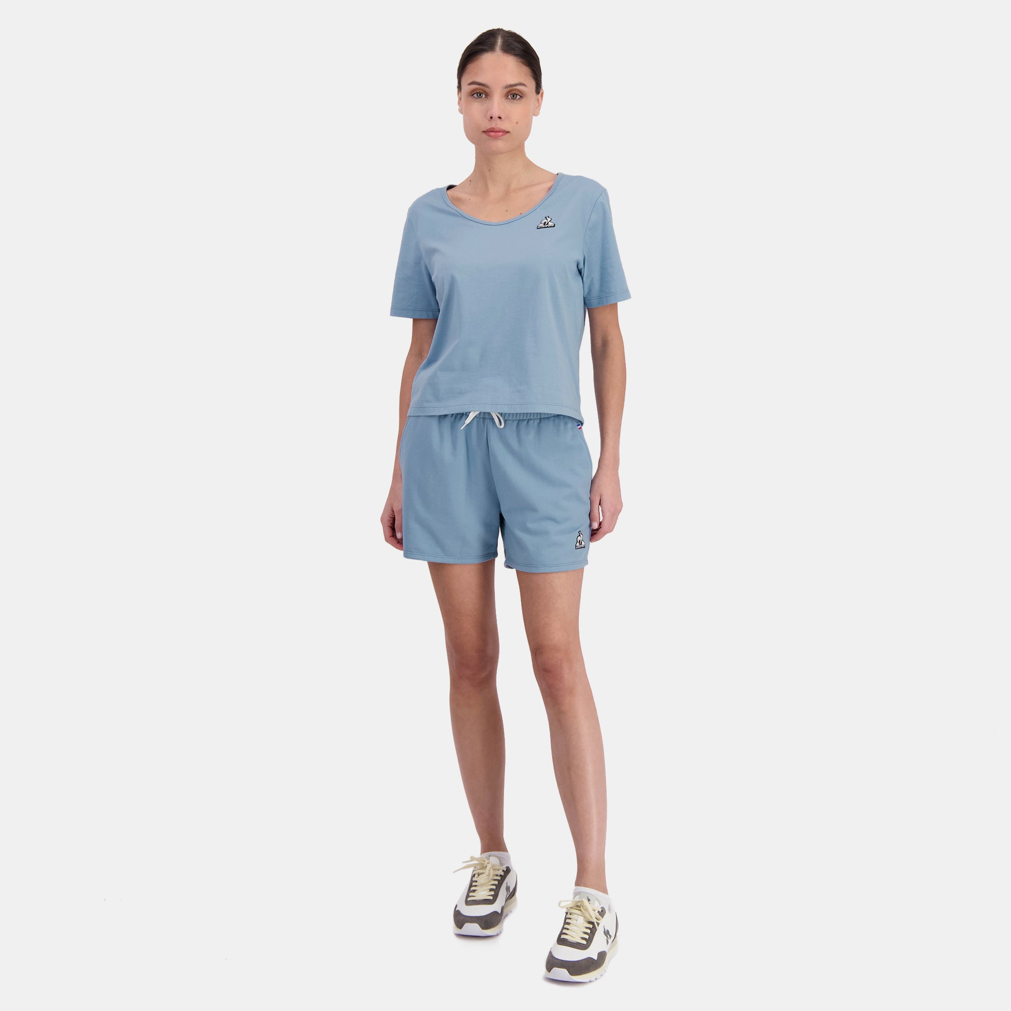 2422582-ESS Short N°1 W denim delavè | Pantaloncini da donna