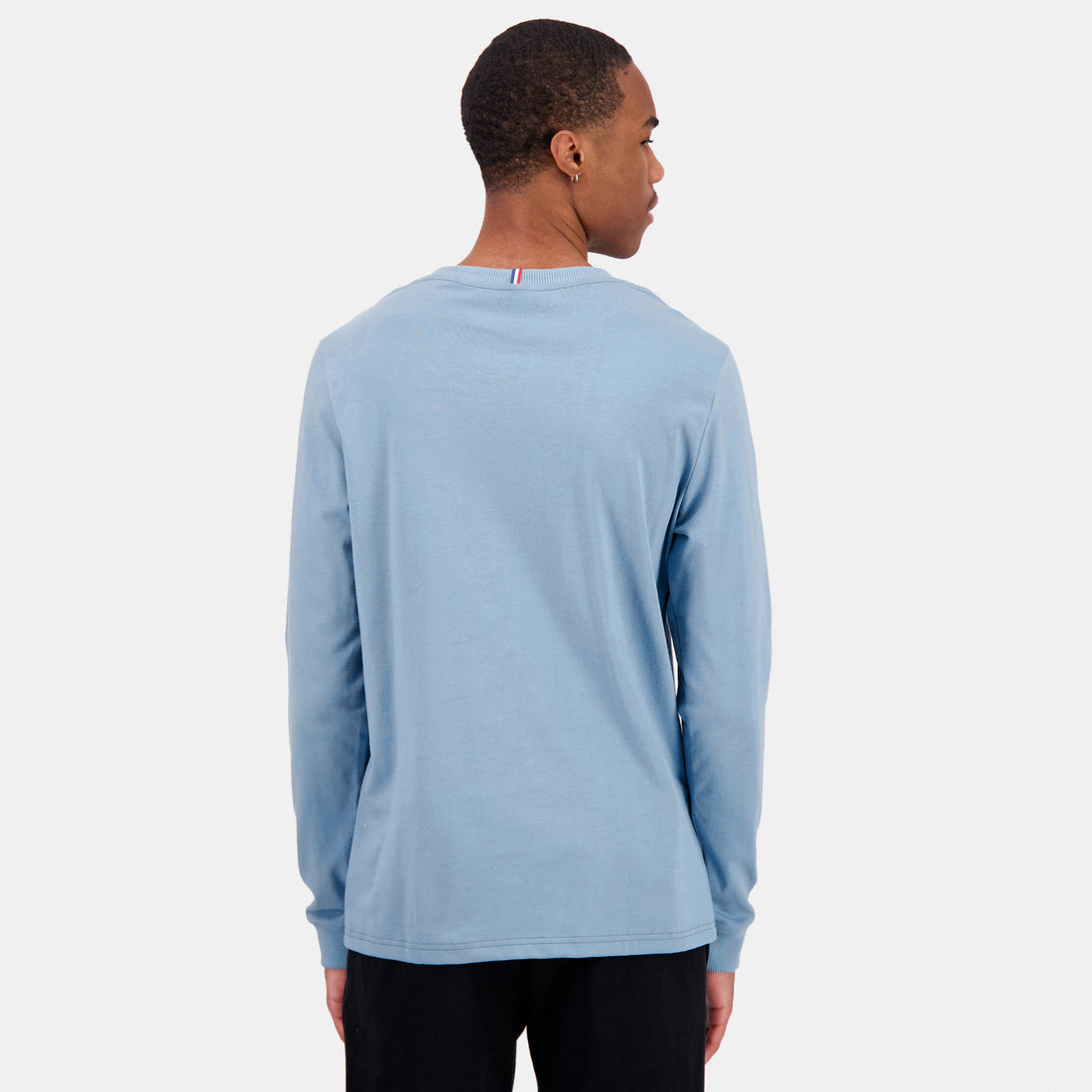 2422675-ESS T/T Tee ML N°1 M faded denim  | Long-Sleeve T-Shirt for men