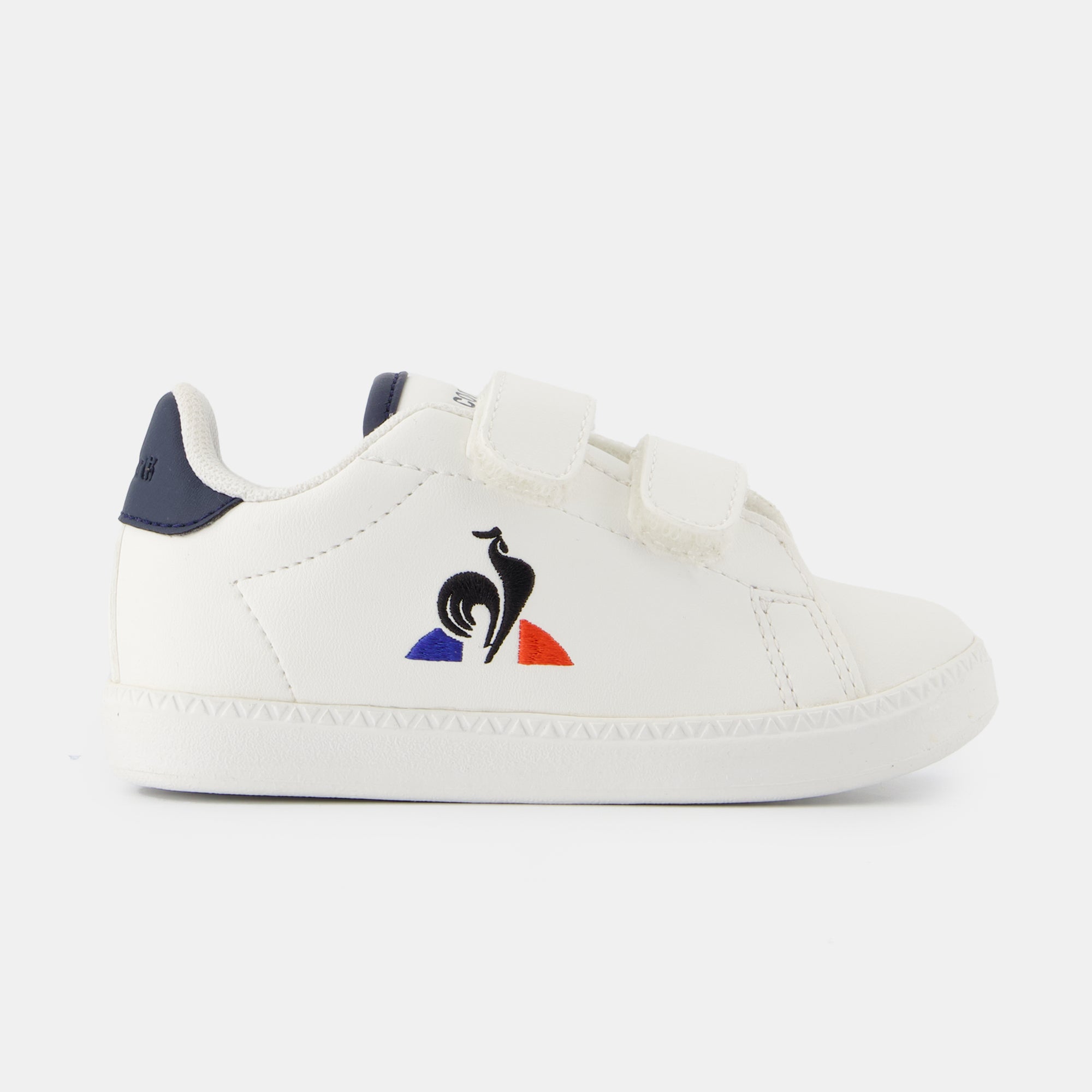 2422690-COURTSET_2 INF optical white/dress blue | Chaussures blanches à scratch COURTSET_2 bébé