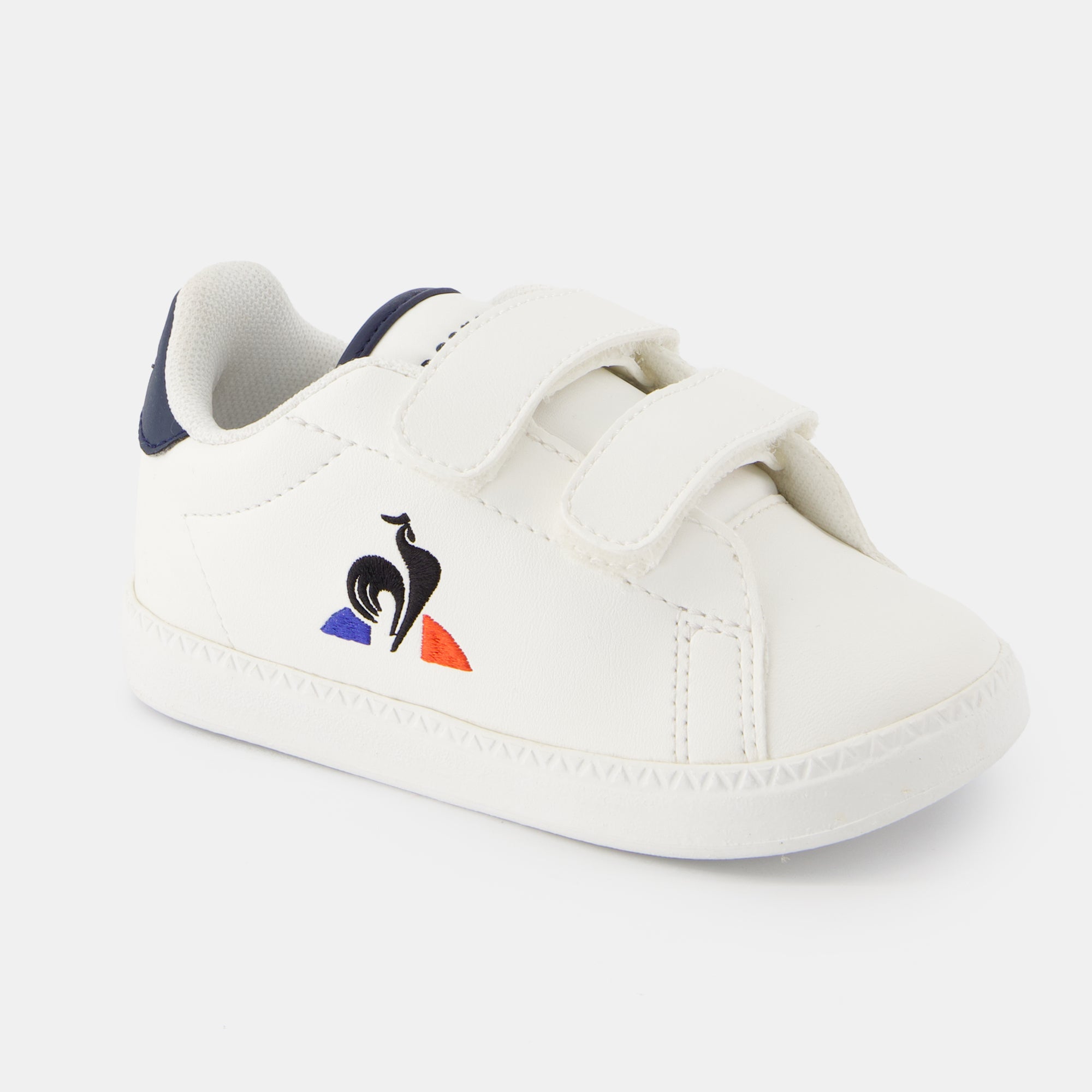 2422690-COURTSET_2 INF optical white/dress blue | Chaussures blanches à scratch COURTSET_2 bébé