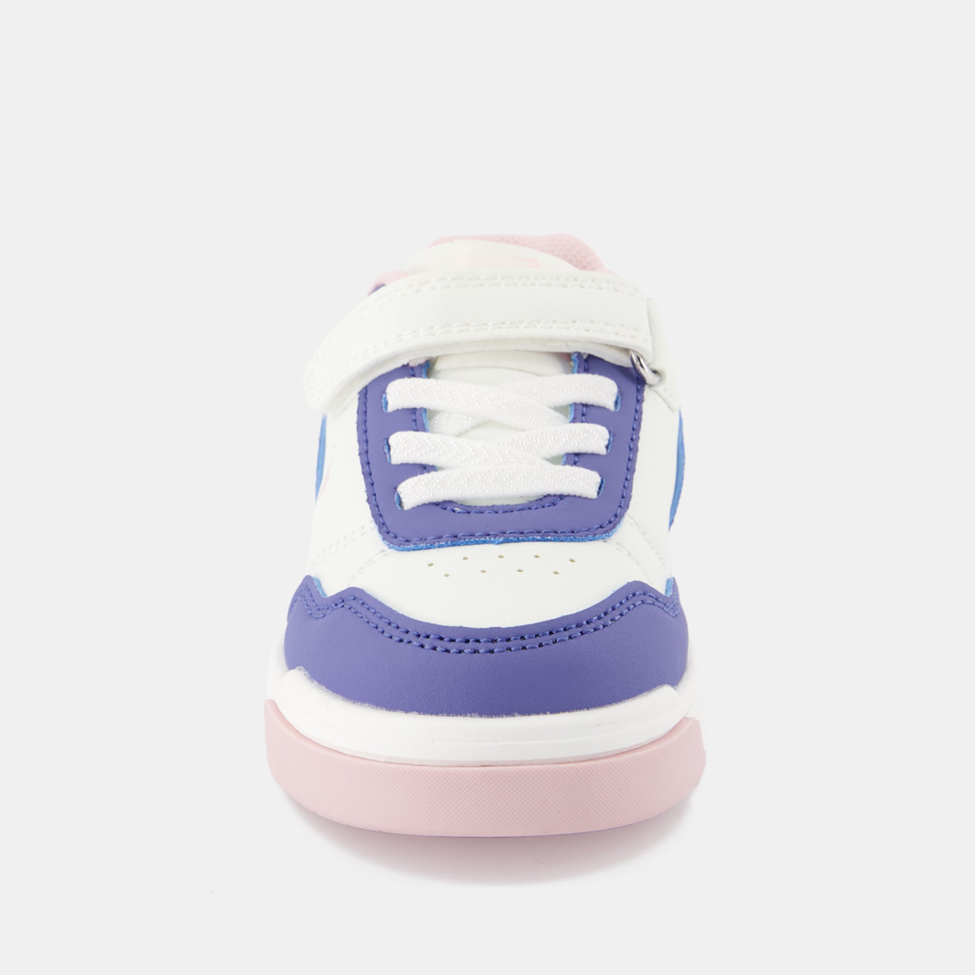 2422715-LCS COURT BREAKER GIRL INF optical white | Chaussures à scratch roses COURT BREAKER bébé