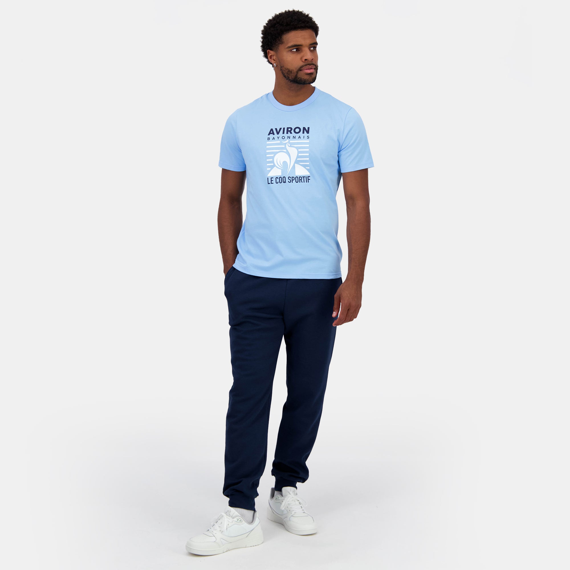 2422786-AB FANWEAR Tee SS N°2 M fly blue  | Camiseta Hombre