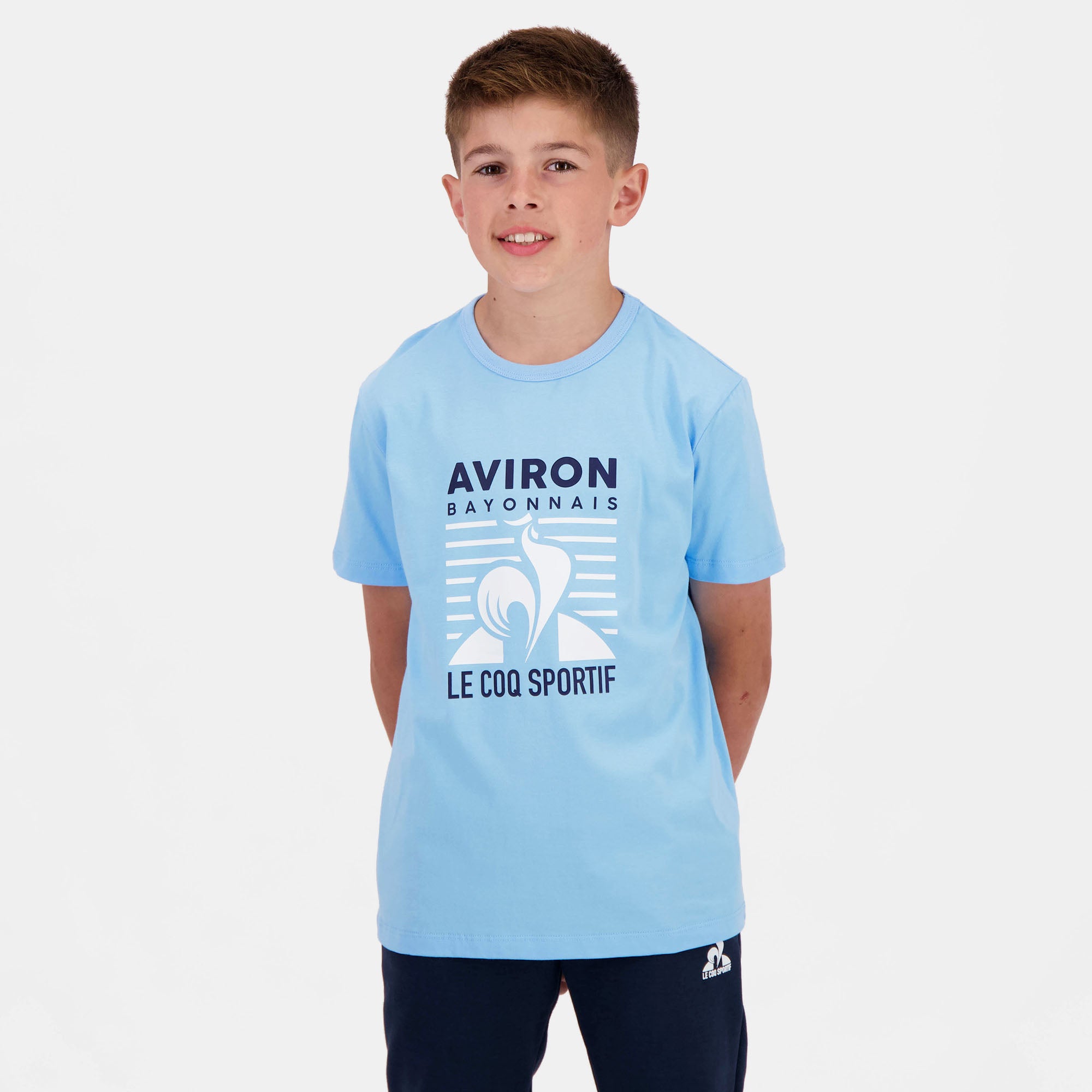 2422793-AB FANWEAR Tee SS N°1 Enfant fly blue  | Maglietta Bambino