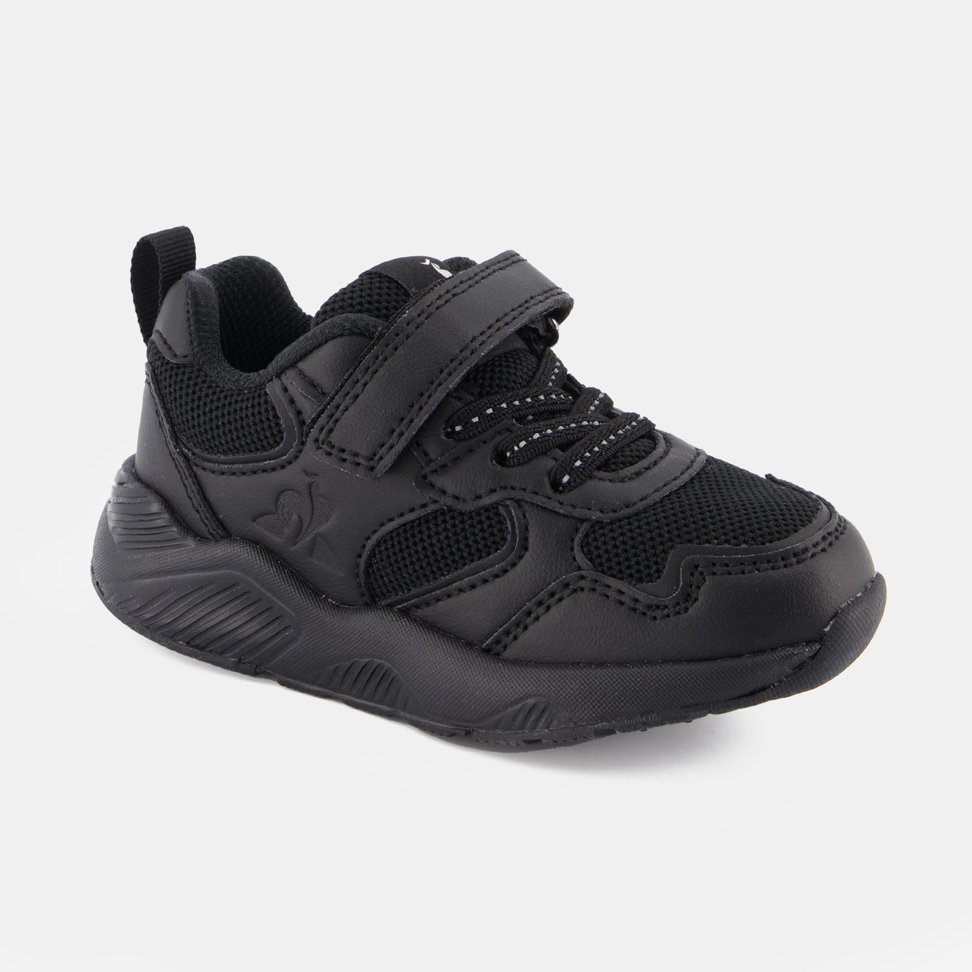 2422818-LCS RUNNER INF triple black | Chaussures à scratch noires RUNNER bébé