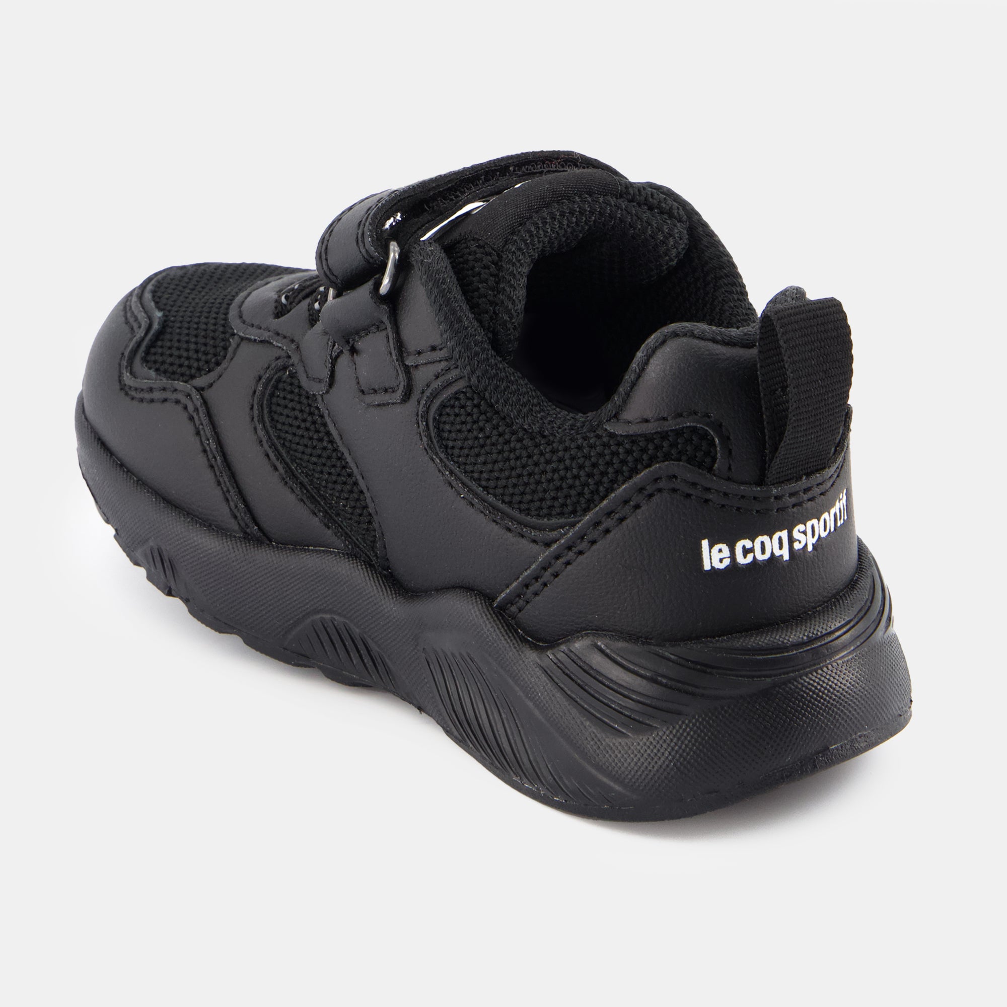 2422818-LCS RUNNER INF triple black | Chaussures à scratch noires RUNNER bébé