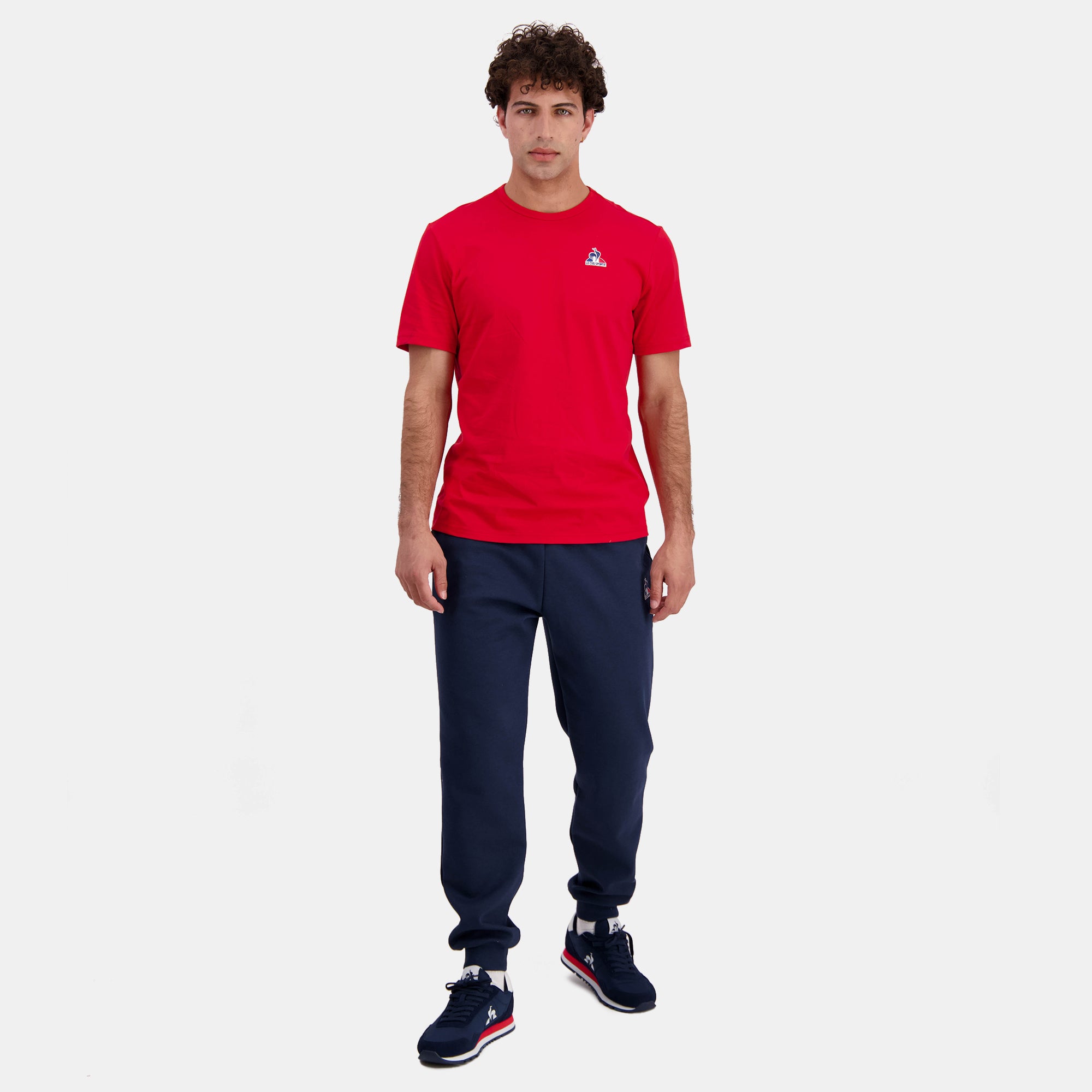 2422950-ESS Tee SS N°1 M pur rouge | T-shirt Homme