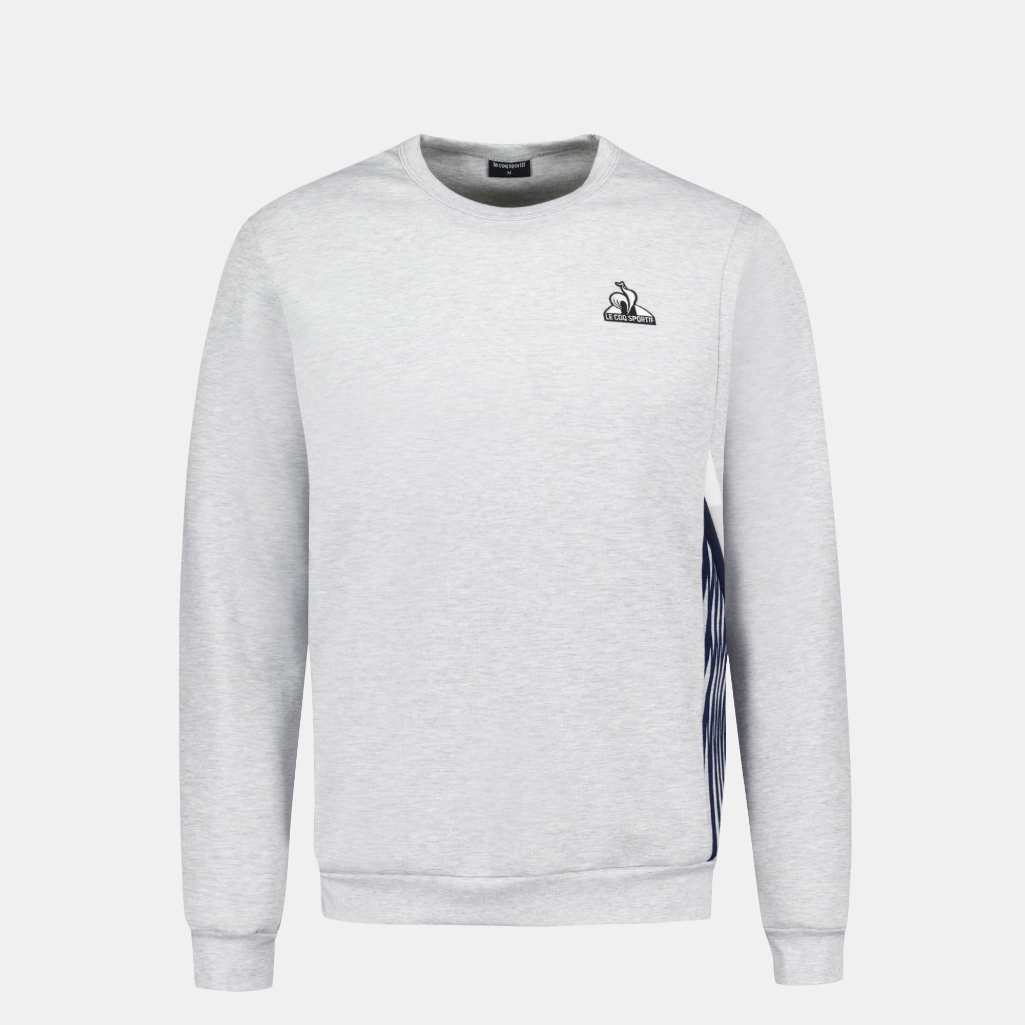 2422977-HERITAGE Crew Sweat N°1 M gris chiné cla | Sweat col rond Homme