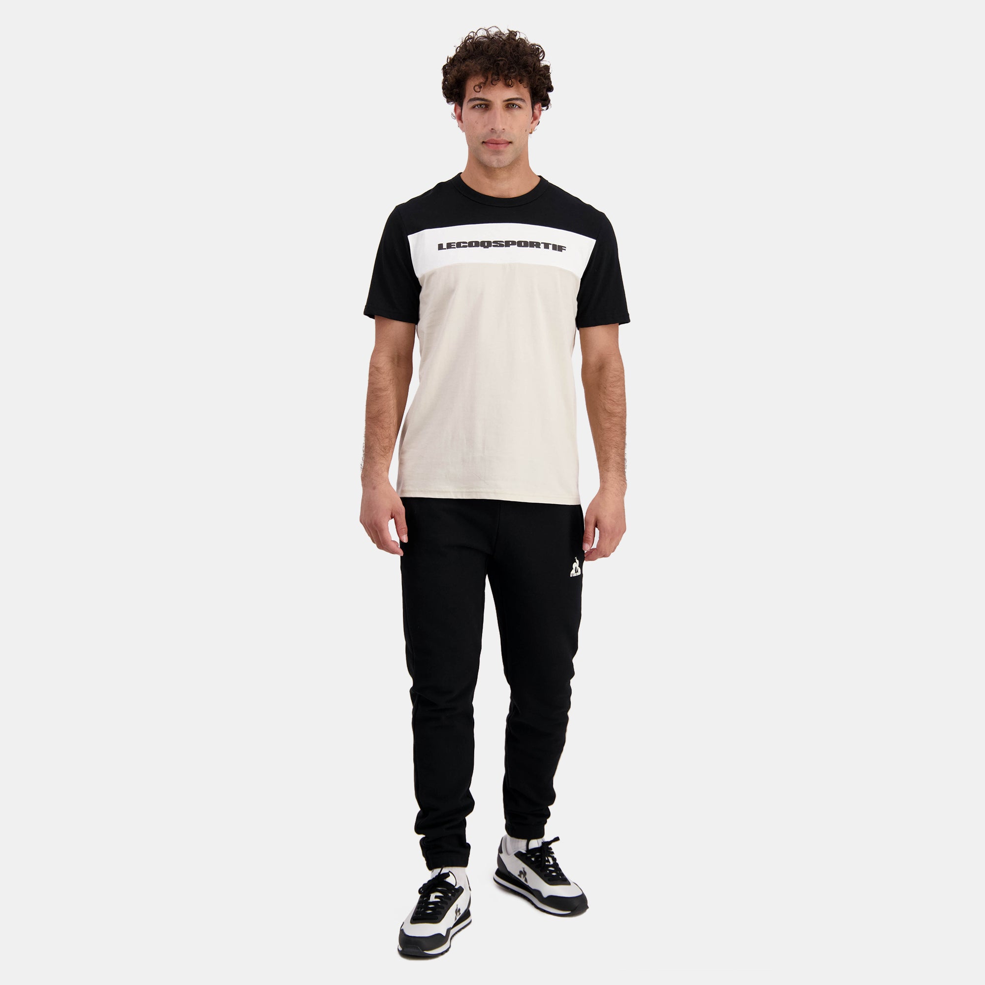 2422982-CONTEMPORAIN Tee SS N°2 M black/peyote | T-shirt Homme