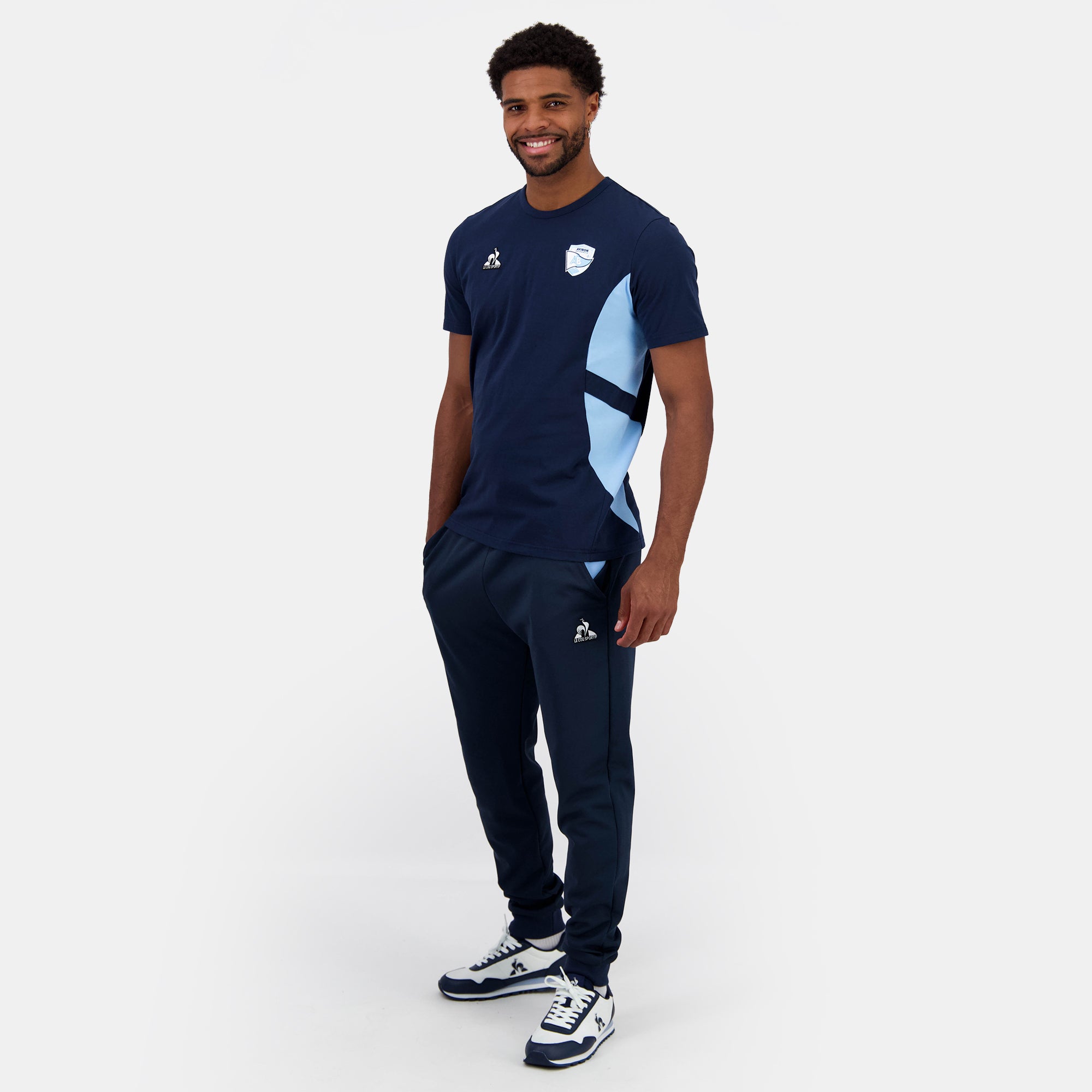 2423011-AB PRESENTATION Tee SS N°2 M dress blues  | T-Shirt für Herren