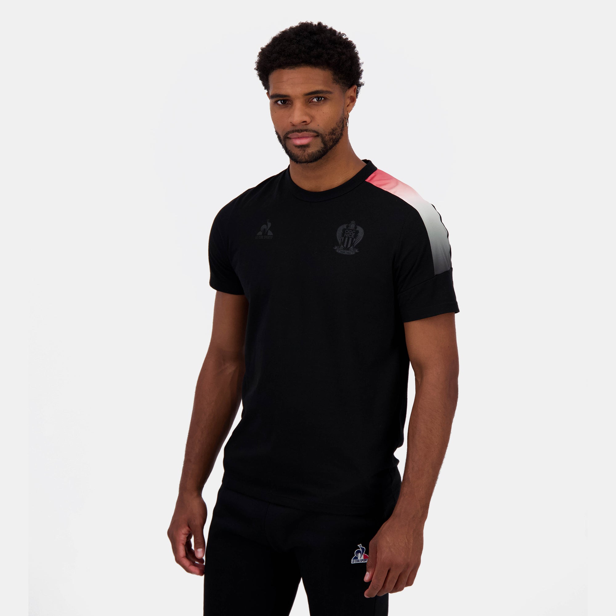 2423030-OGC NICE FANWEAR Tee SS N°2 M black  | Camiseta Hombre