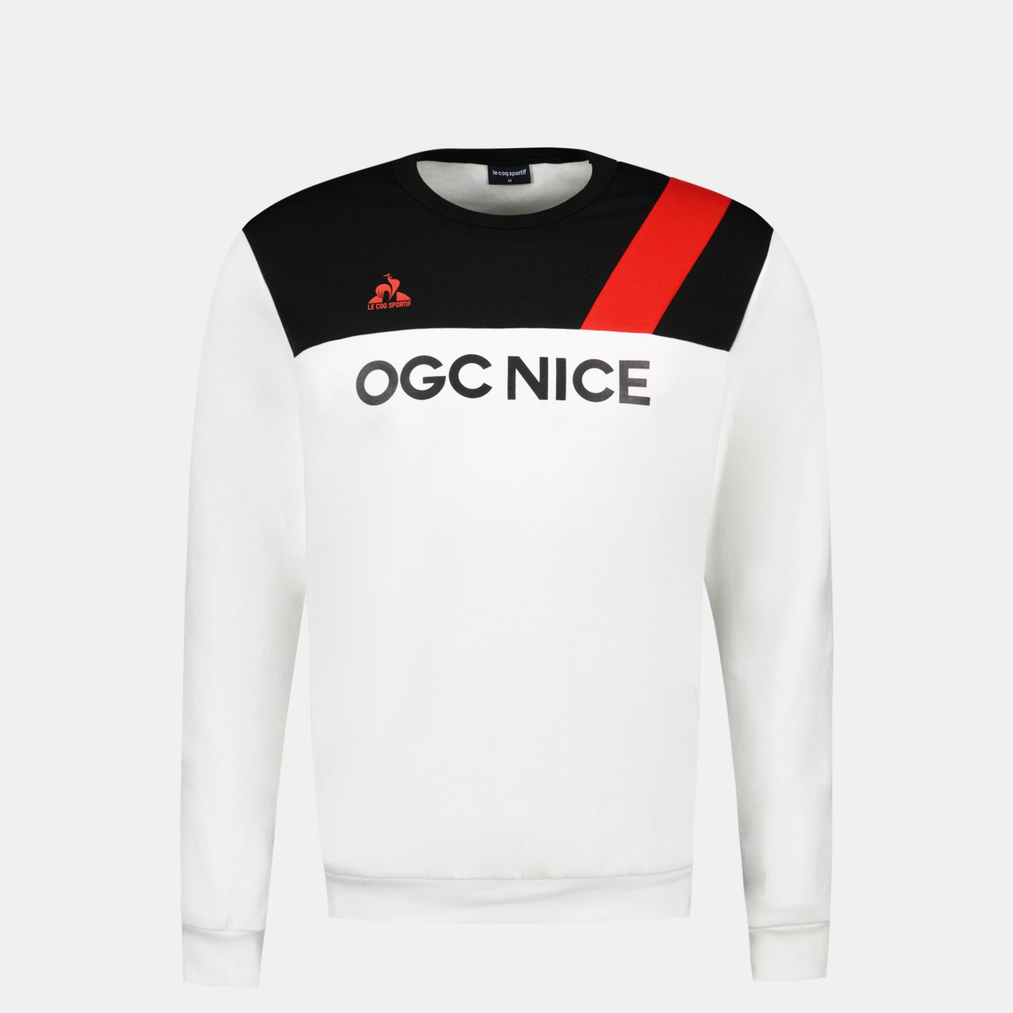 2423034-OGC FANWEAR Crew Sweat N°1 M n.o.w/black  | Sweatshirtshirt Mit Rundhalsausschnitt für Herren