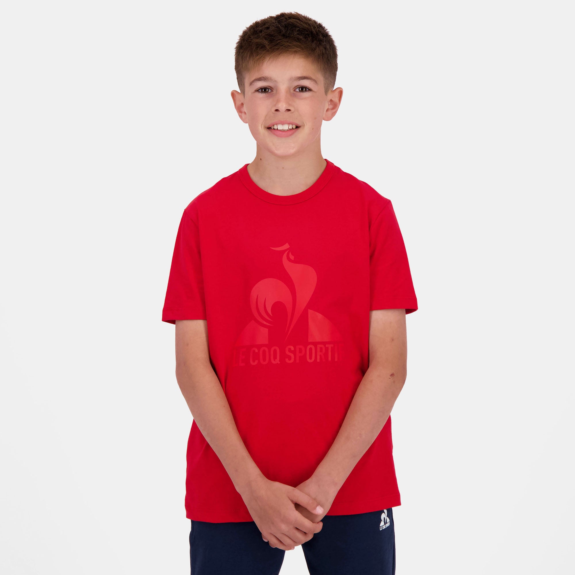 2423127-BAT Tee SS N°3 Enfant pur rouge | T-shirt Enfant