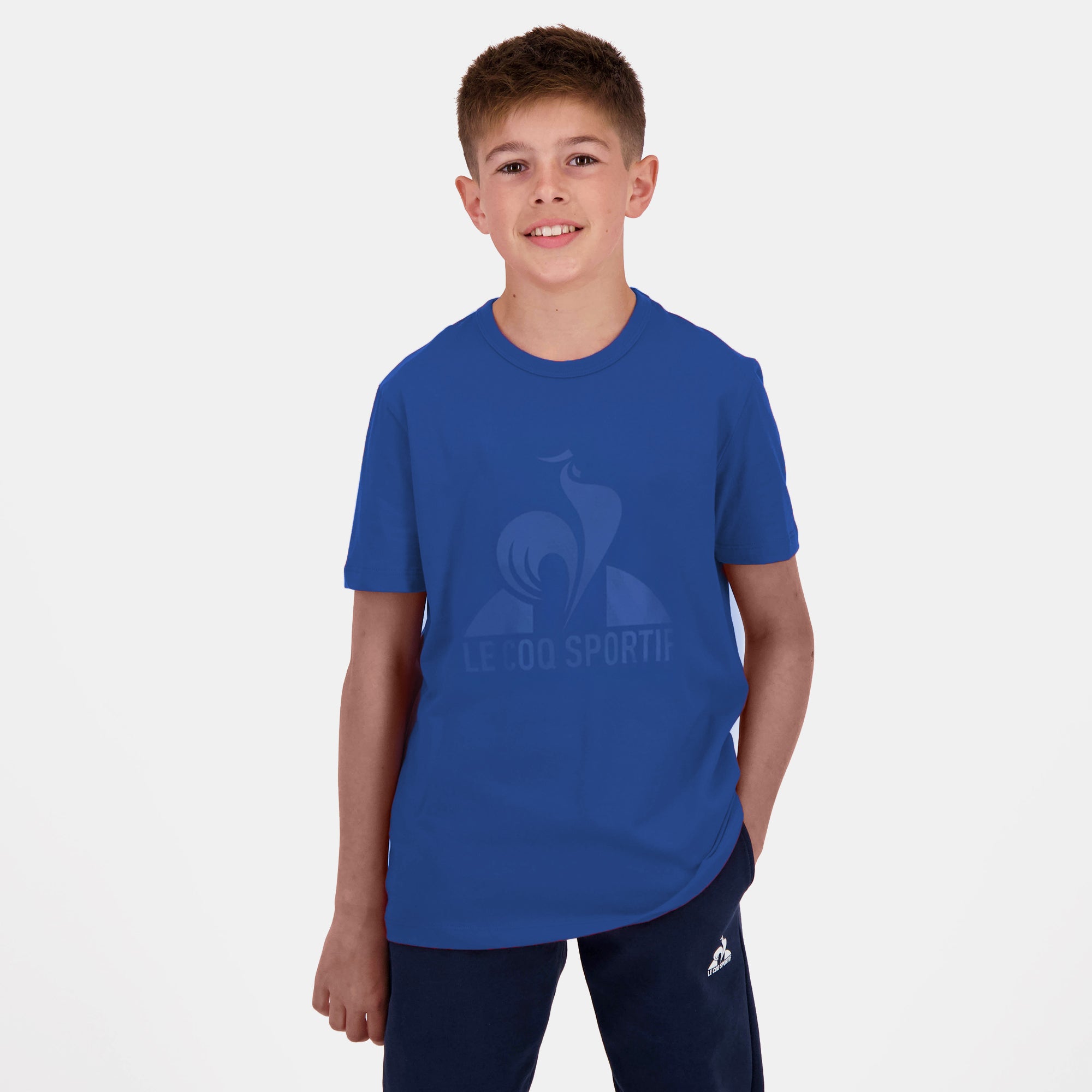 2423128-BAT Tee SS N°3 Bambino blu perf | Maglietta per bambini