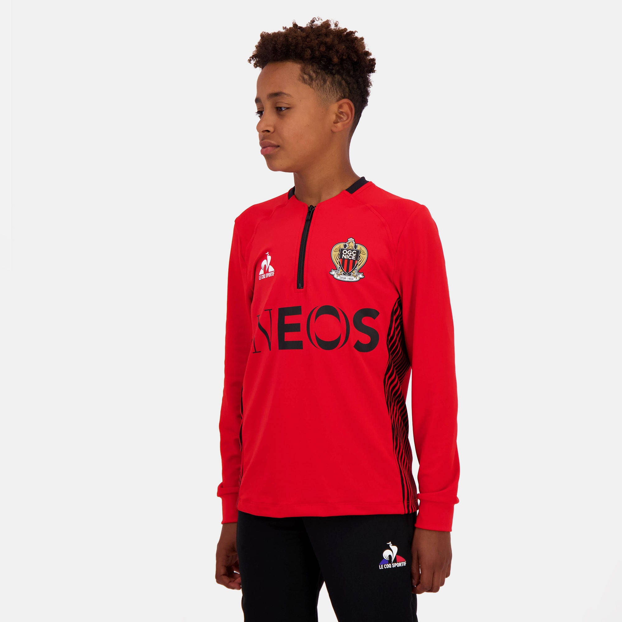 2423332-OGC NICE TRAINING Sweat été Enfant red N  | Sweatshirt für Kinder