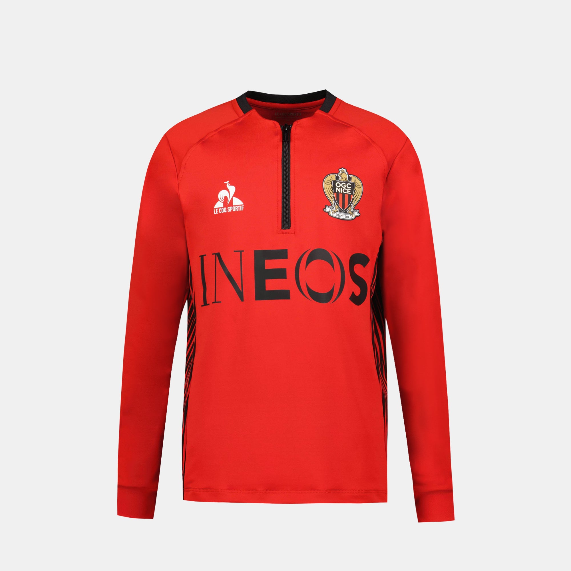 2423332-OGC NICE TRAINING Sweat été Enfant red N  | Felpa Bambino