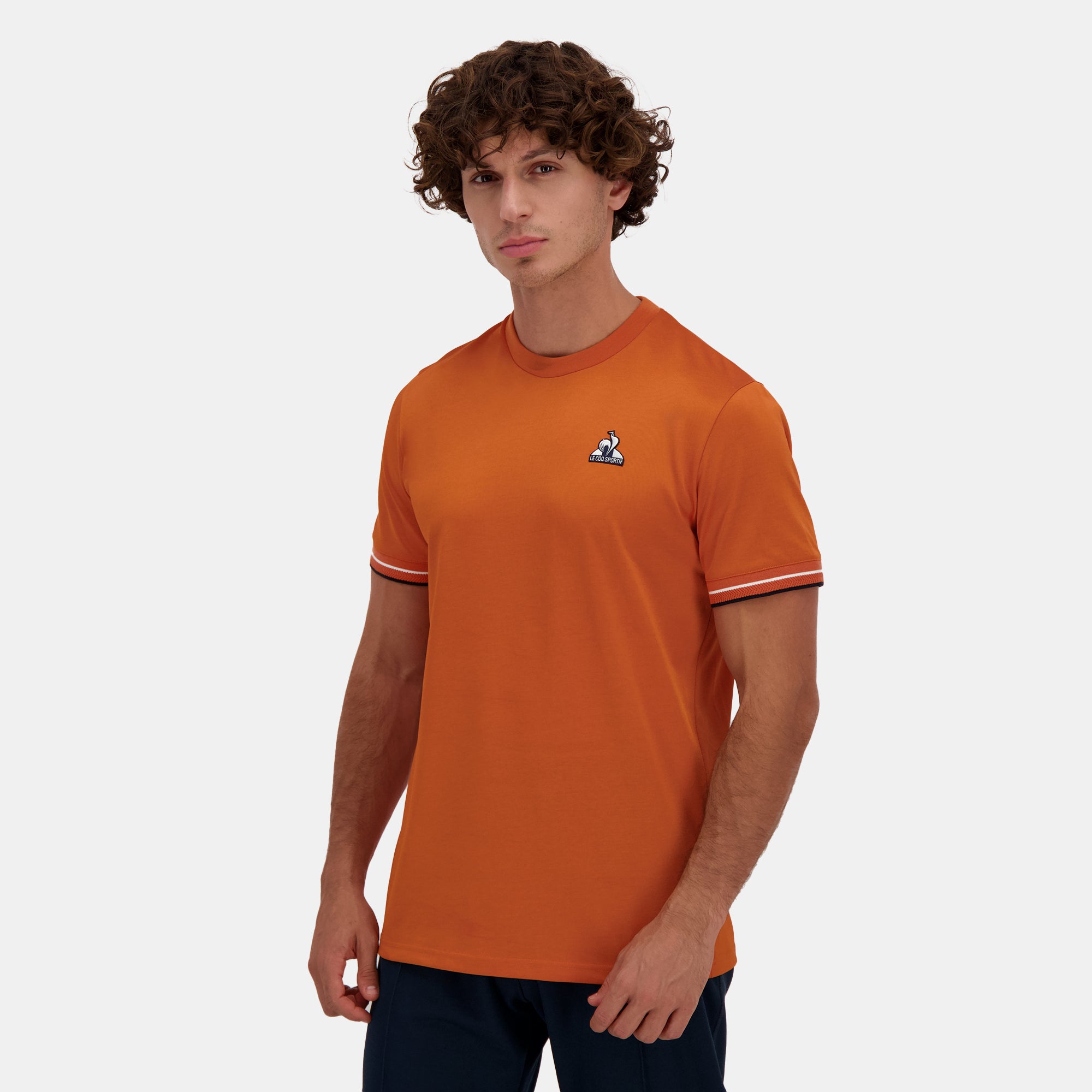 2423339-HERITAGE Tee SS N°3 M arancio albicocca | Maglietta da uomo