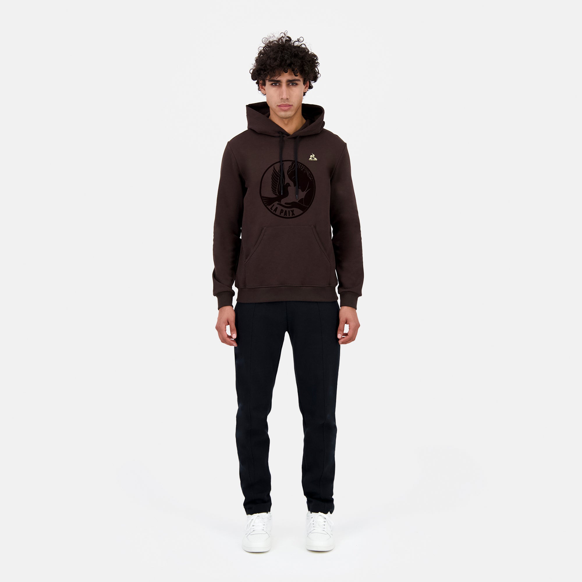 2424128-LA PAIX Hoody N°1 M molé | Felpa con cappuccio da uomo