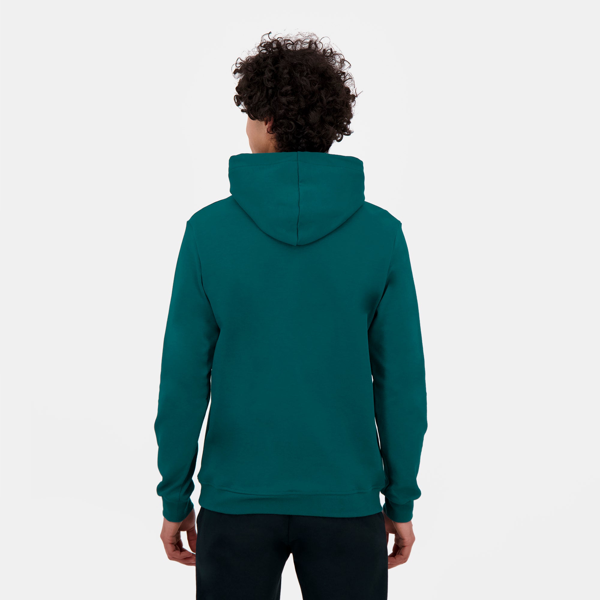 2424129-LA PAIX Hoody N°1 M deep teal | Felpa con cappuccio da uomo