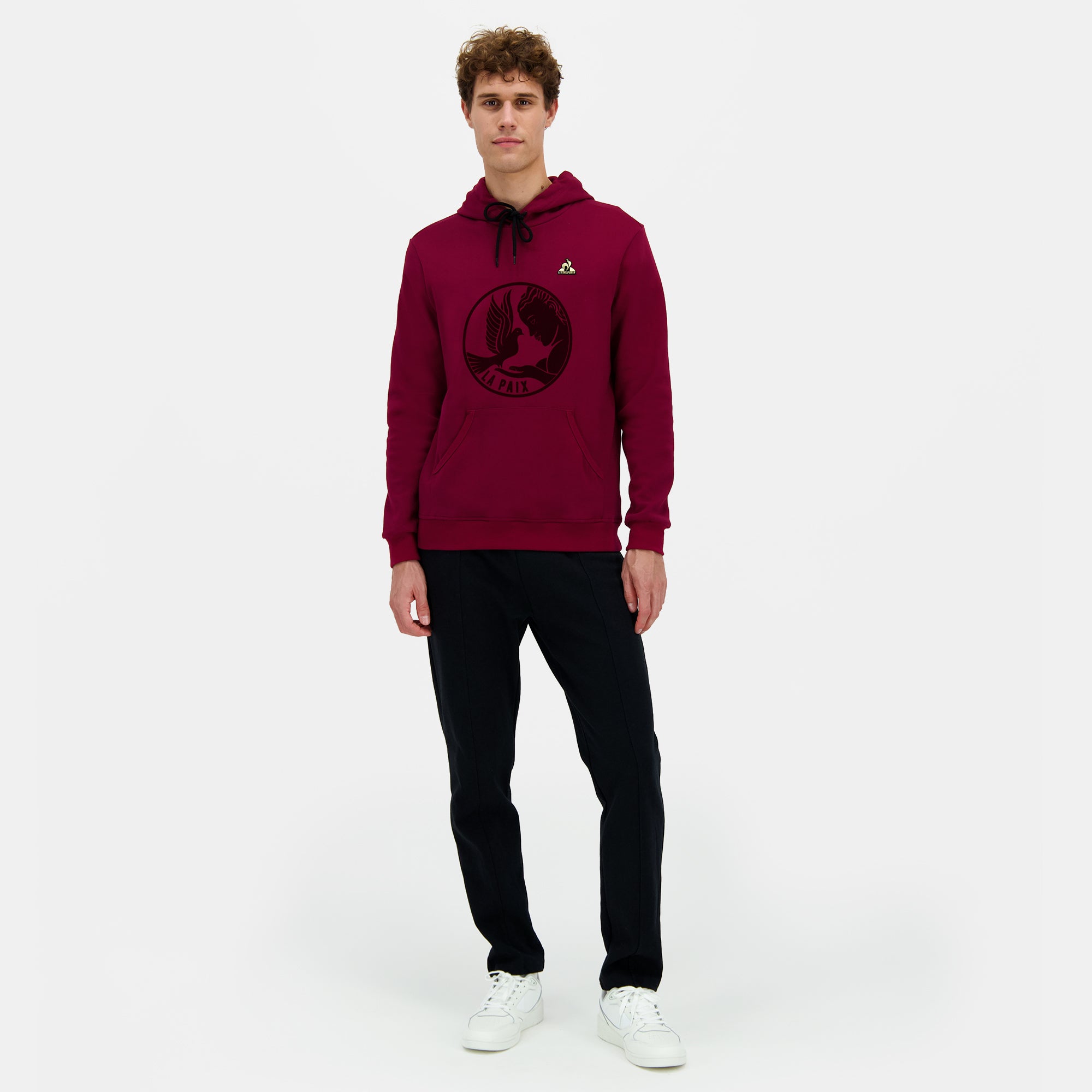 2424130-LA PAIX Hoody N°1 M rambo red | Sudadera con capucha para hombre