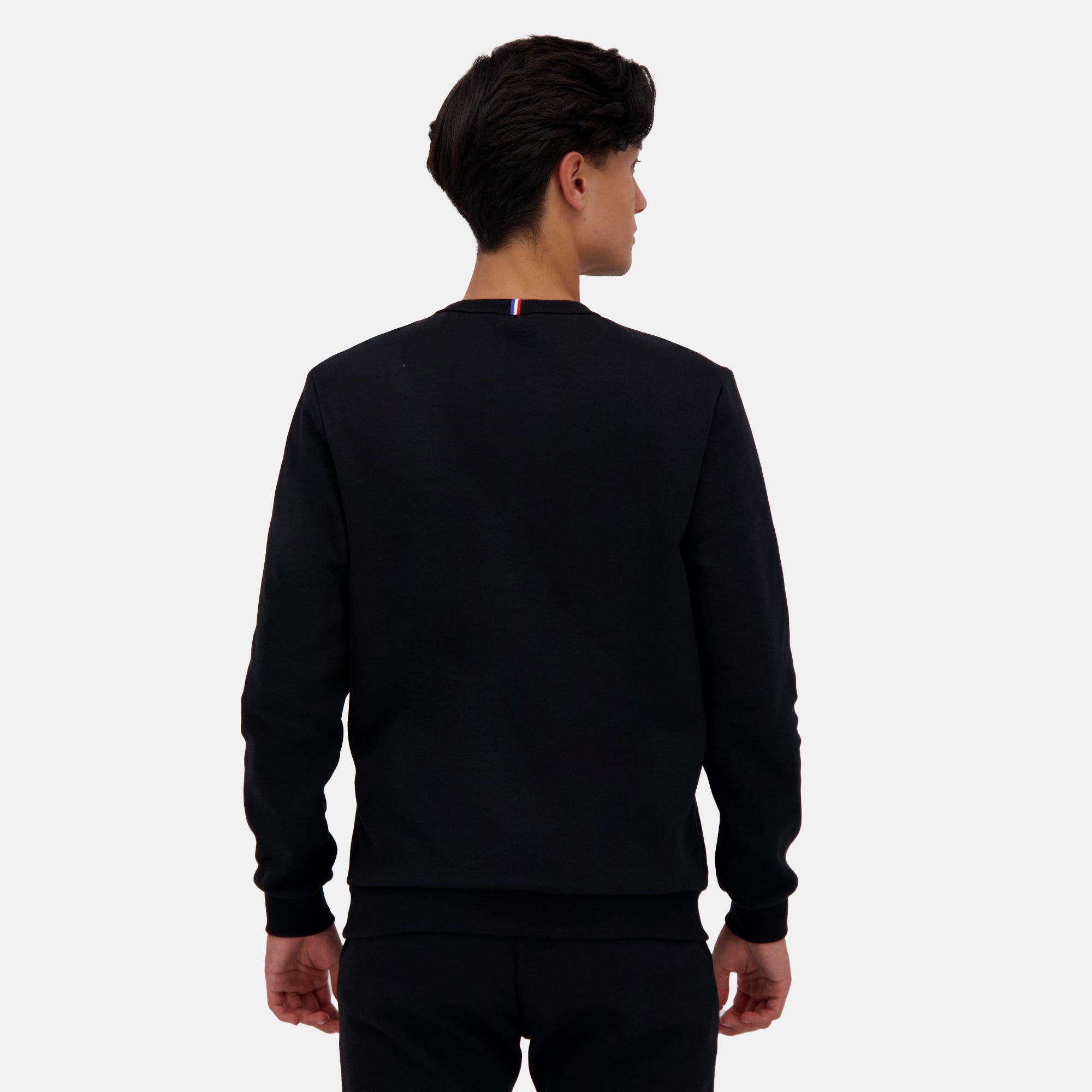 2510021-ESS Crew Sweat N°1 M black | Sweat col rond Homme