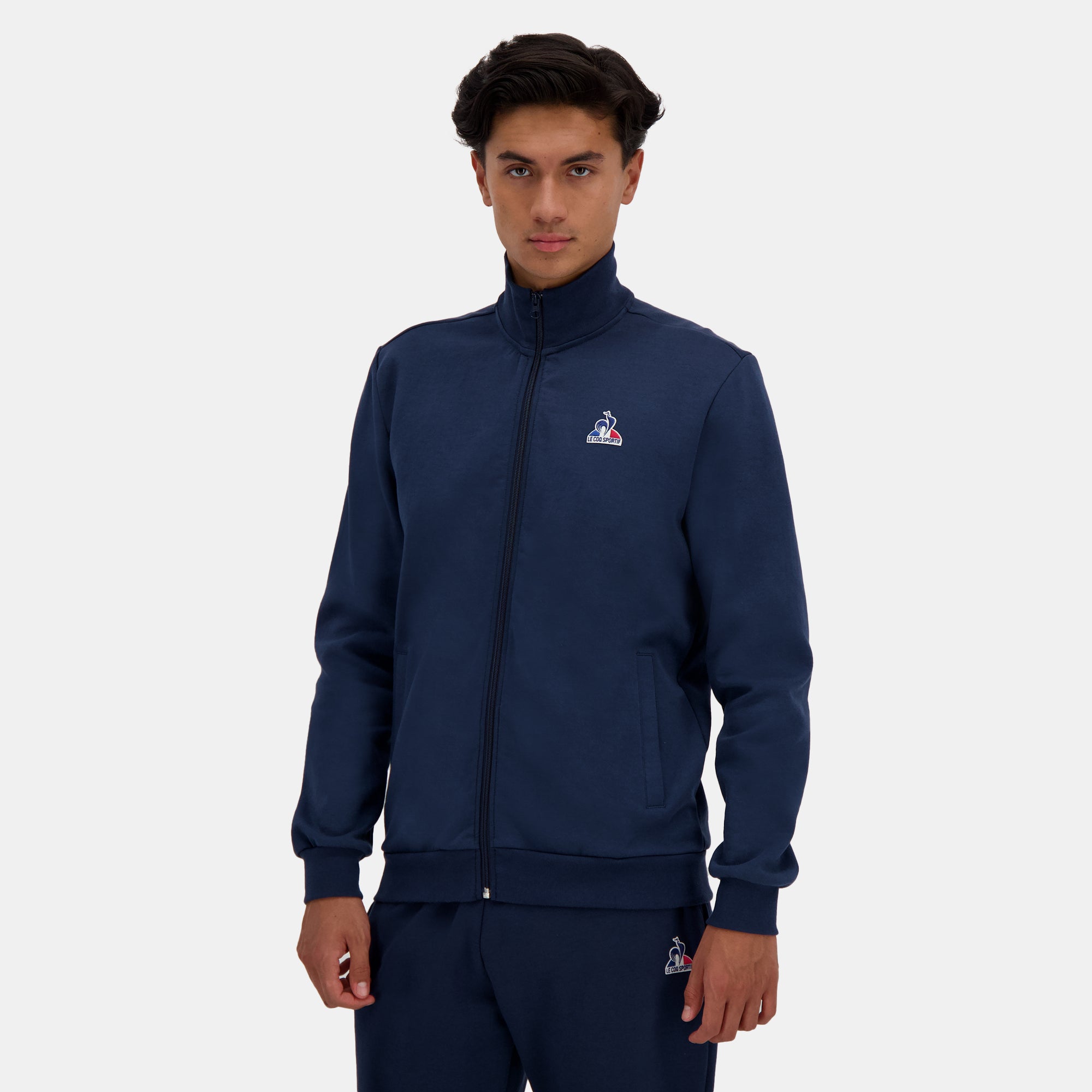 2510025-ESS FZ Sweat N°1 M dress blues | Felpa con zip da uomo