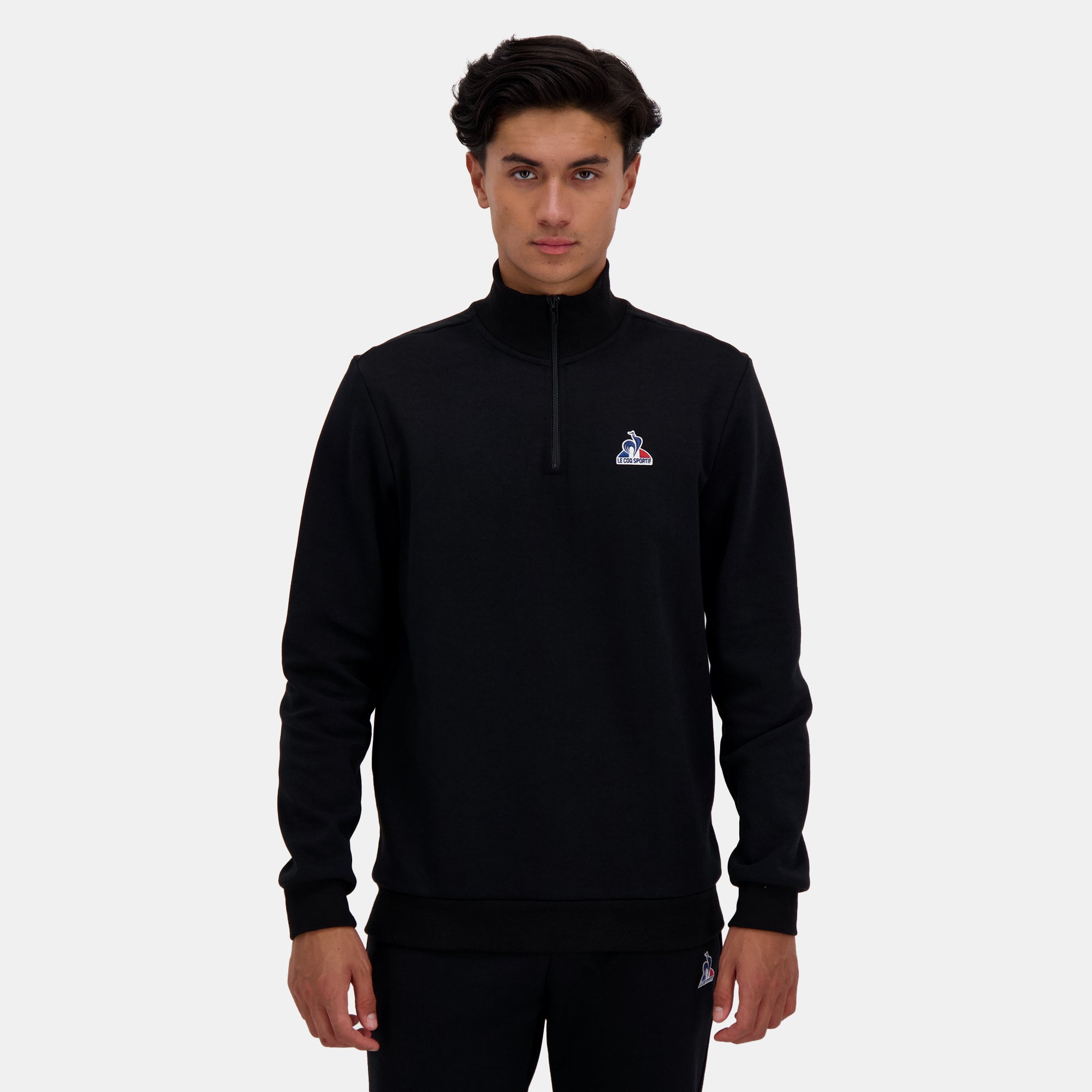 2510027-ESS Halfzip N°1 M black | Sweat Homme