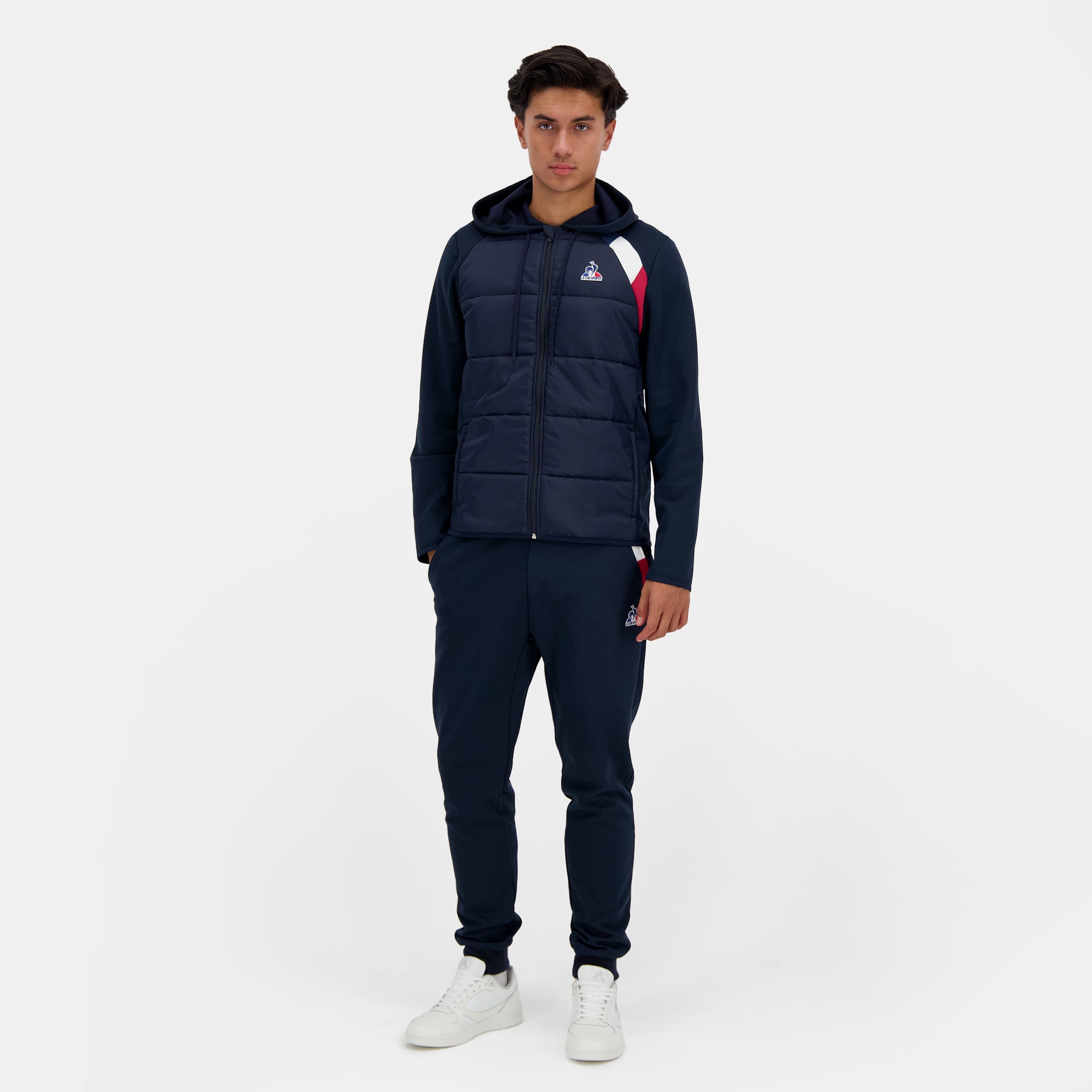 Sweat a capuche tricolore le coq sportif deals