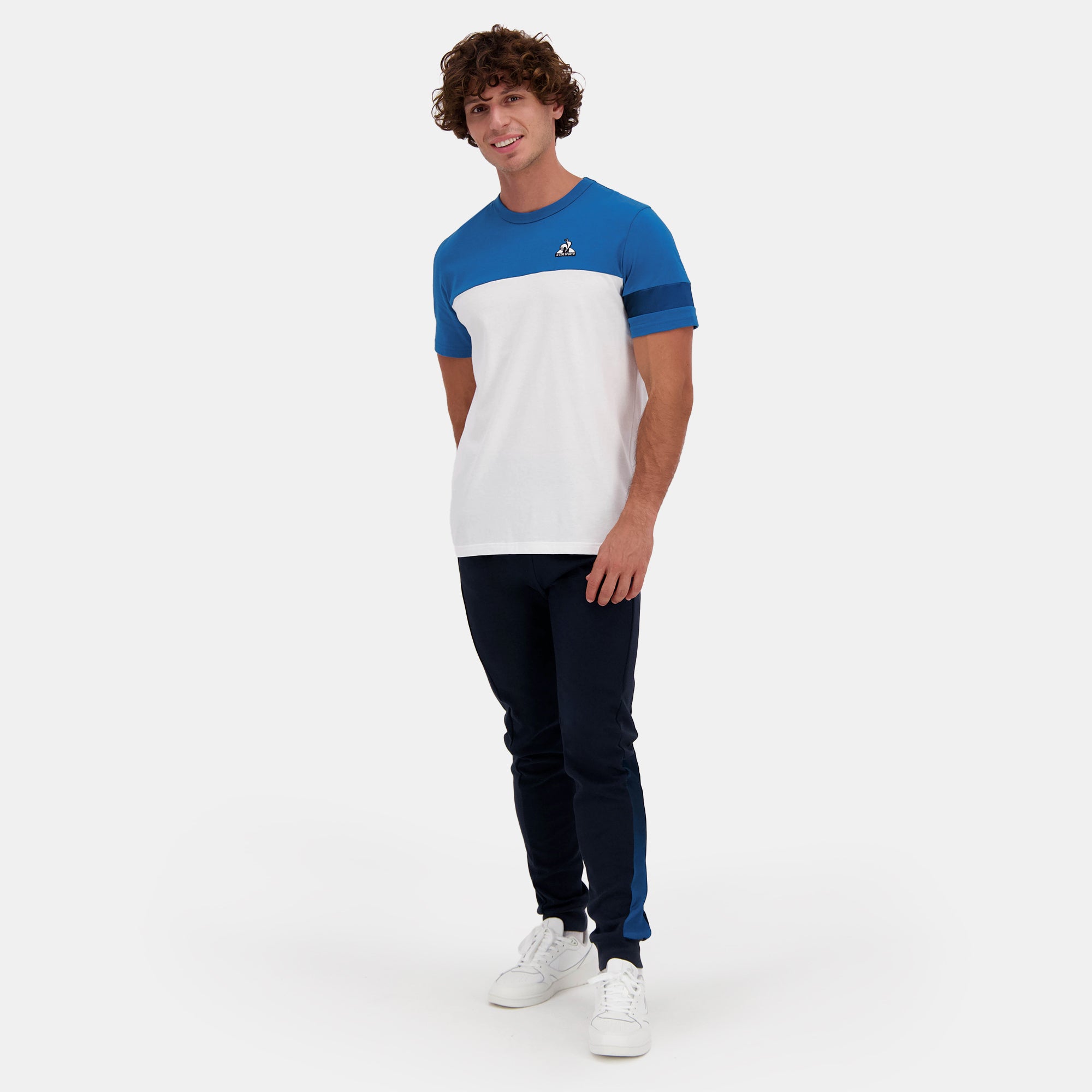 2510049-HERITAGE SP Tee SS N°1 M blue sapphire/n | Camiseta de hombre