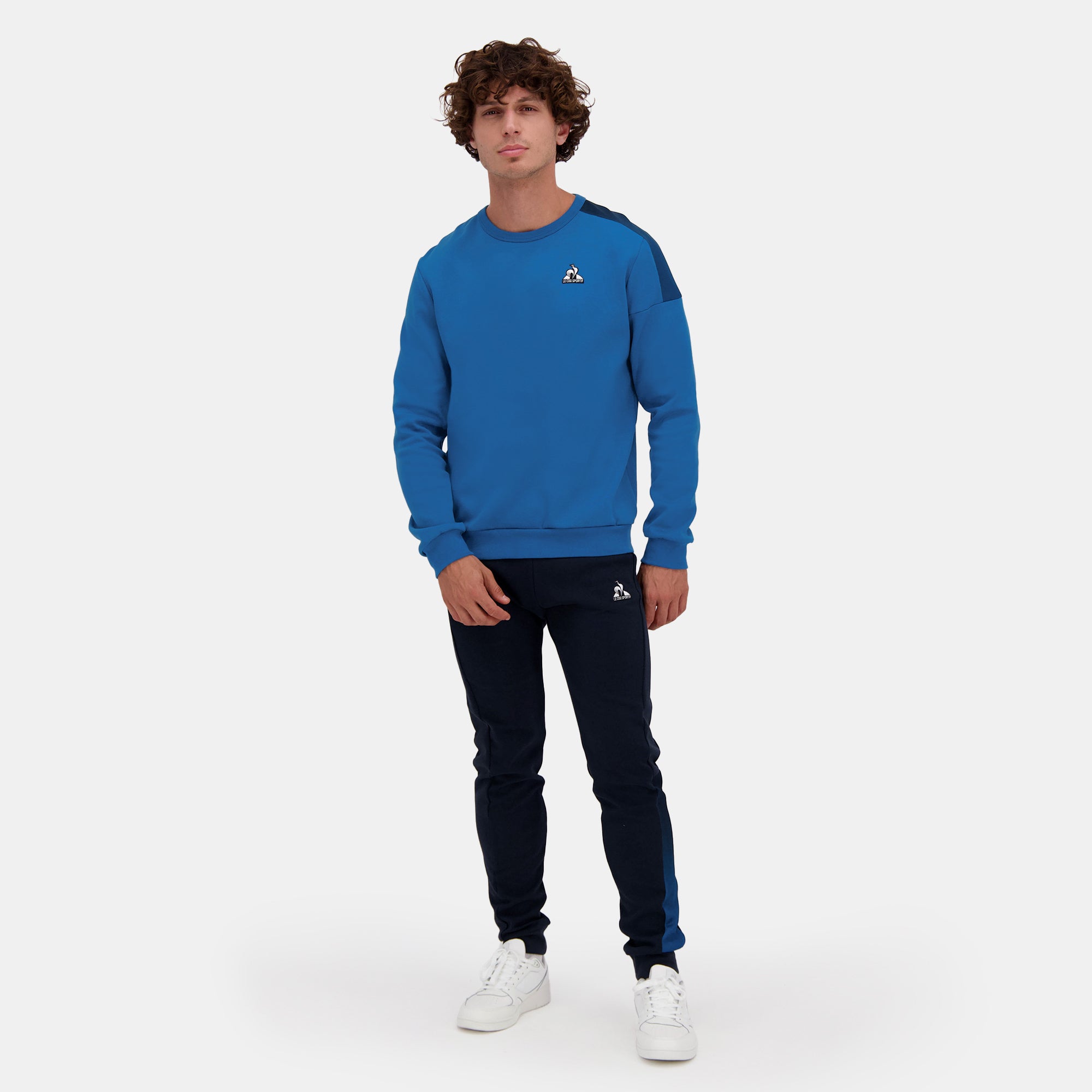 2510051-HERITAGE SP Crew Sweat N°1 M blue sapphi | Sweat col rond Homme