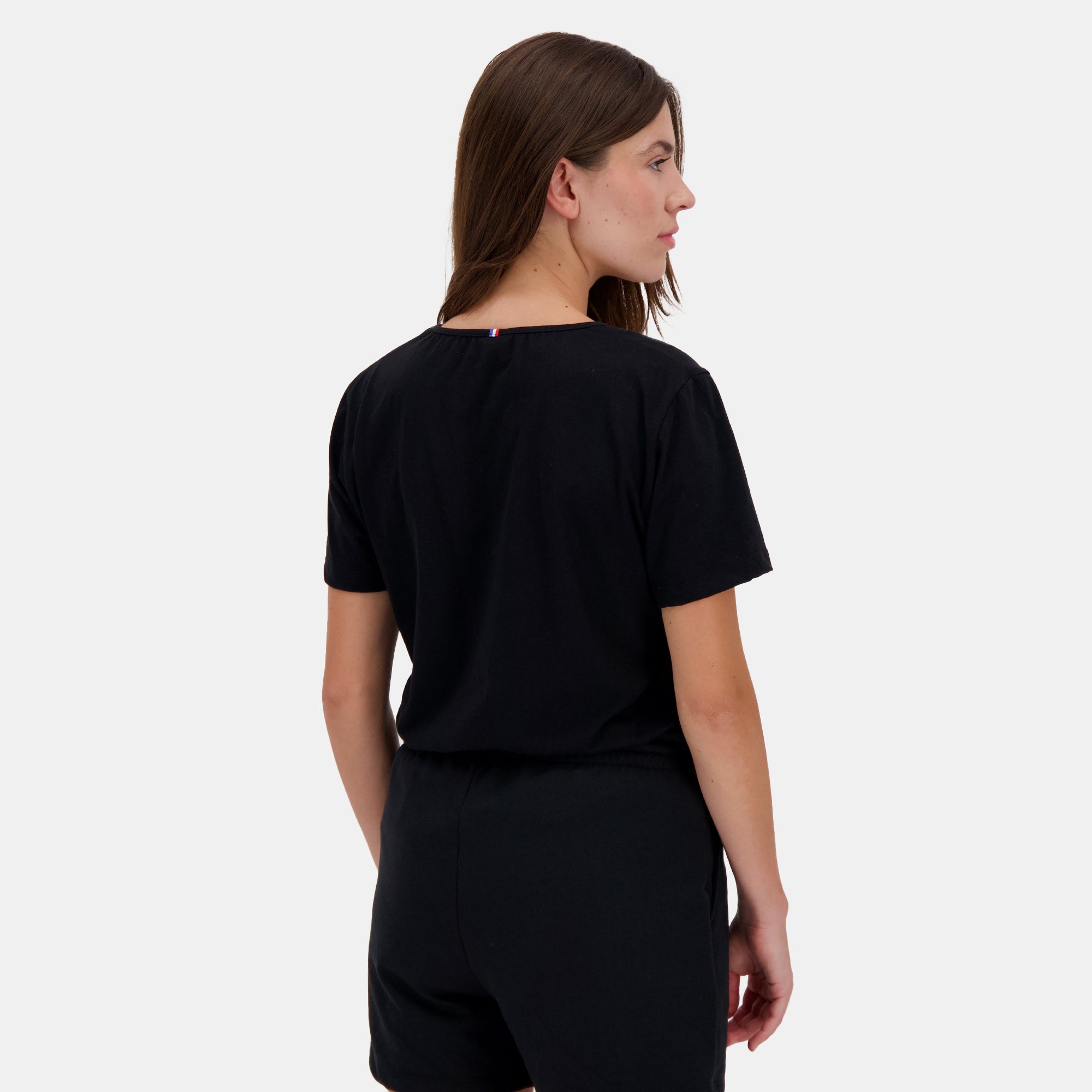 2510062-ESS Tee SS Col V N°1 W black | Women&